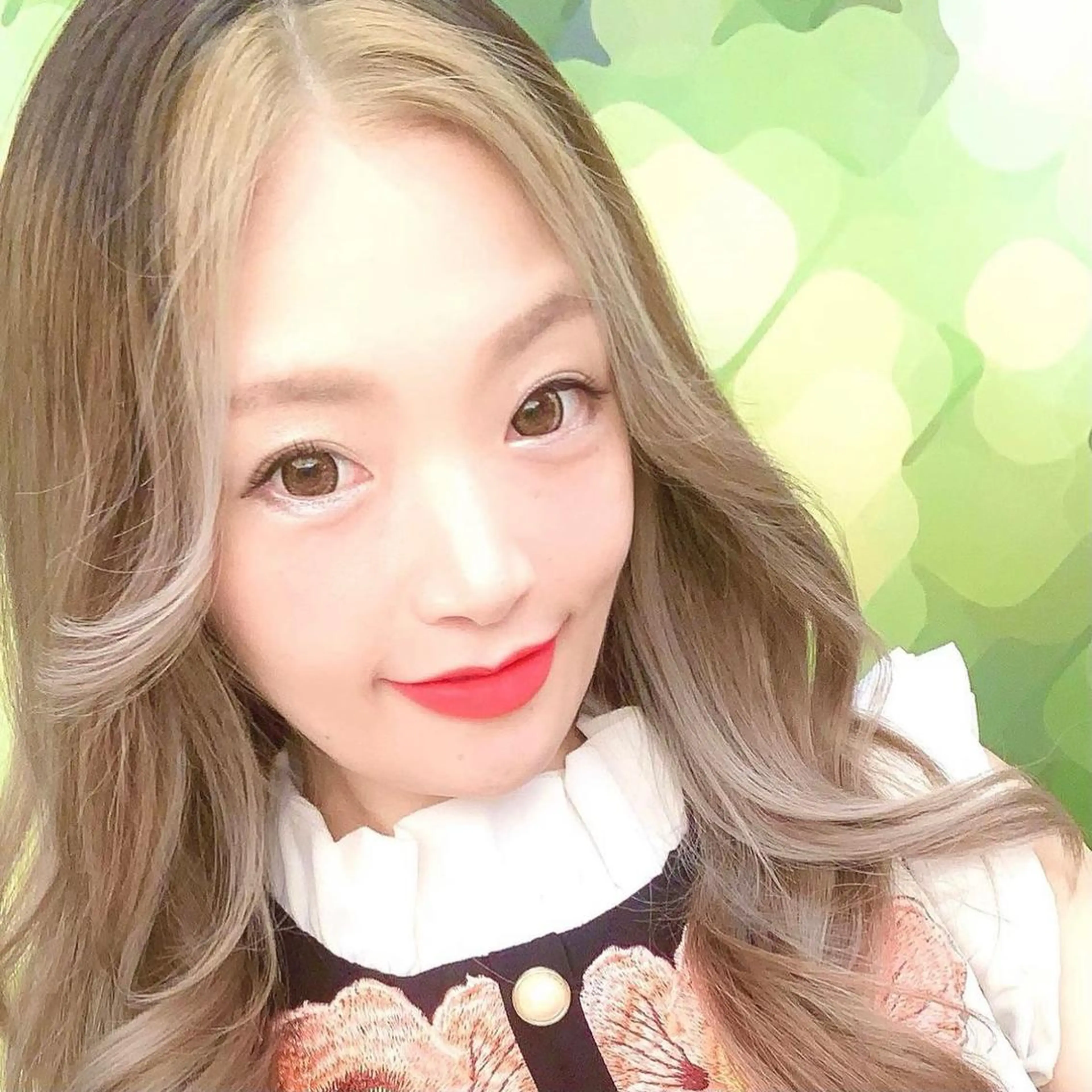 セミロング カラー ミストバング  フェイスフレーミング くせ毛 顔周りカット 似合わせカット 韓国レイヤー×透明感 髪質改善　武田涼のヘアスタイル