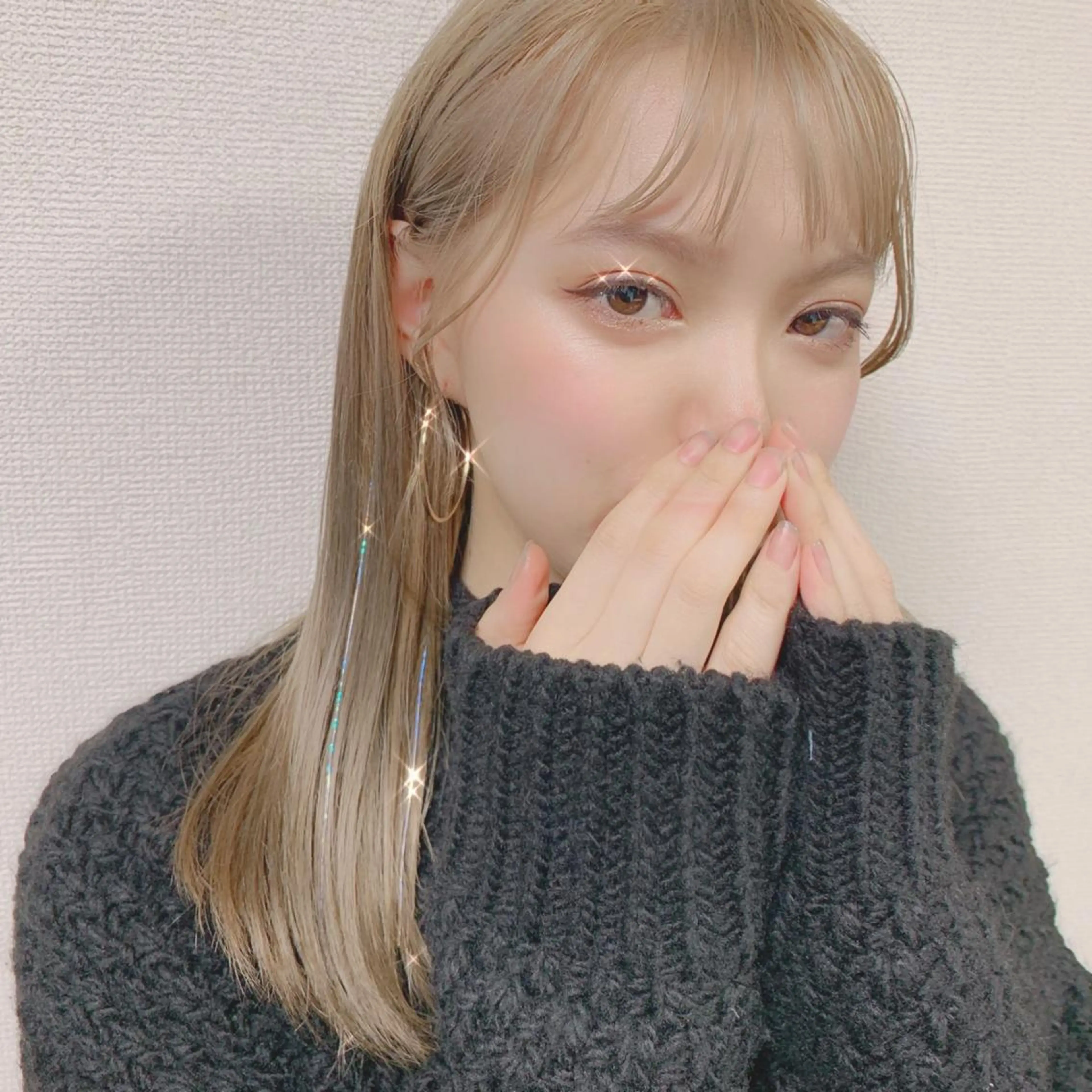 ミディアム エクステ 🦋韓国ヘア🦋 しょうこLuanaのヘアスタイル