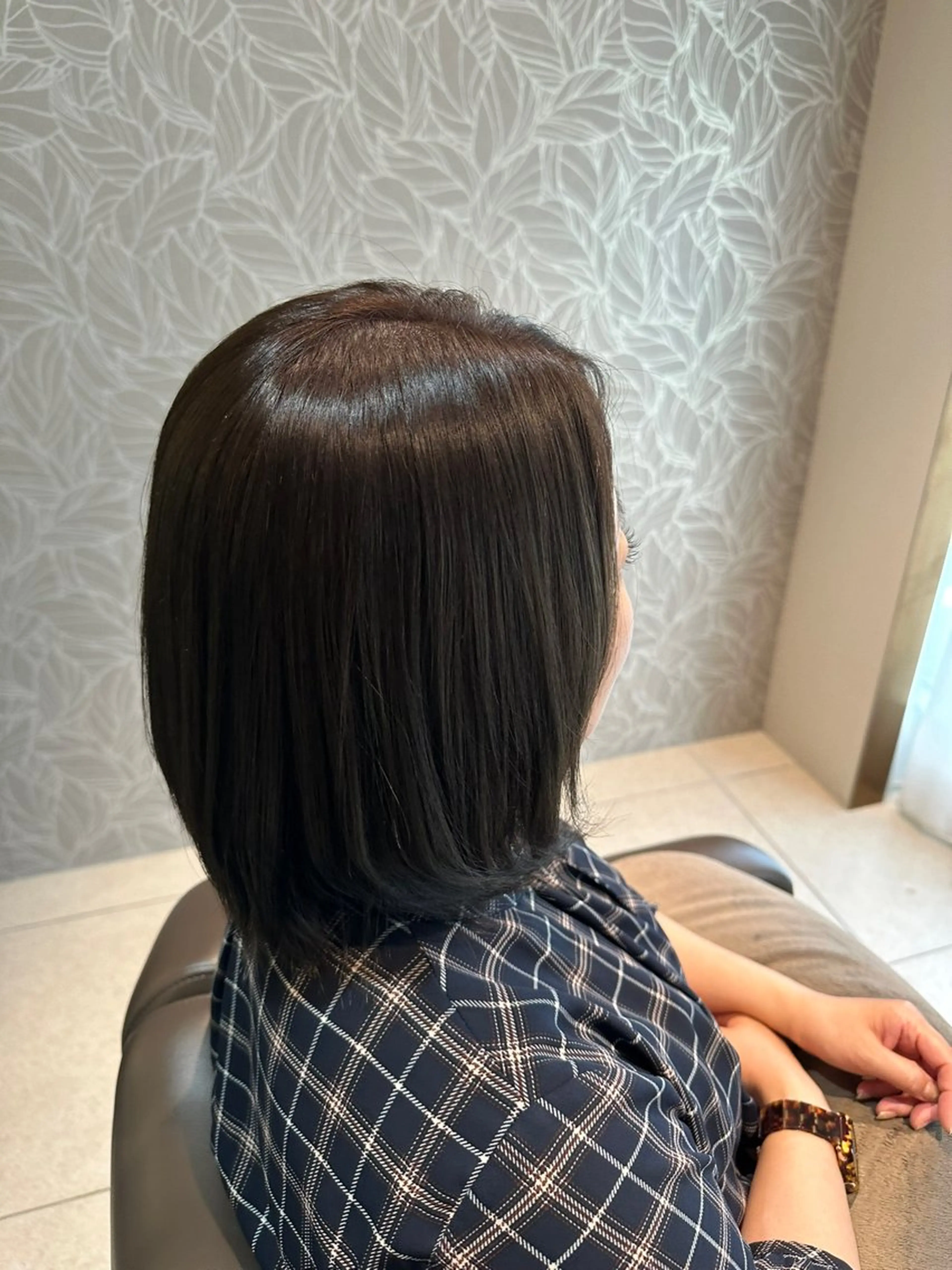 ミディアム カラー オリーブカラー grande hair&spa所属・🫧透明感カラー 🫧サキのヘアスタイル