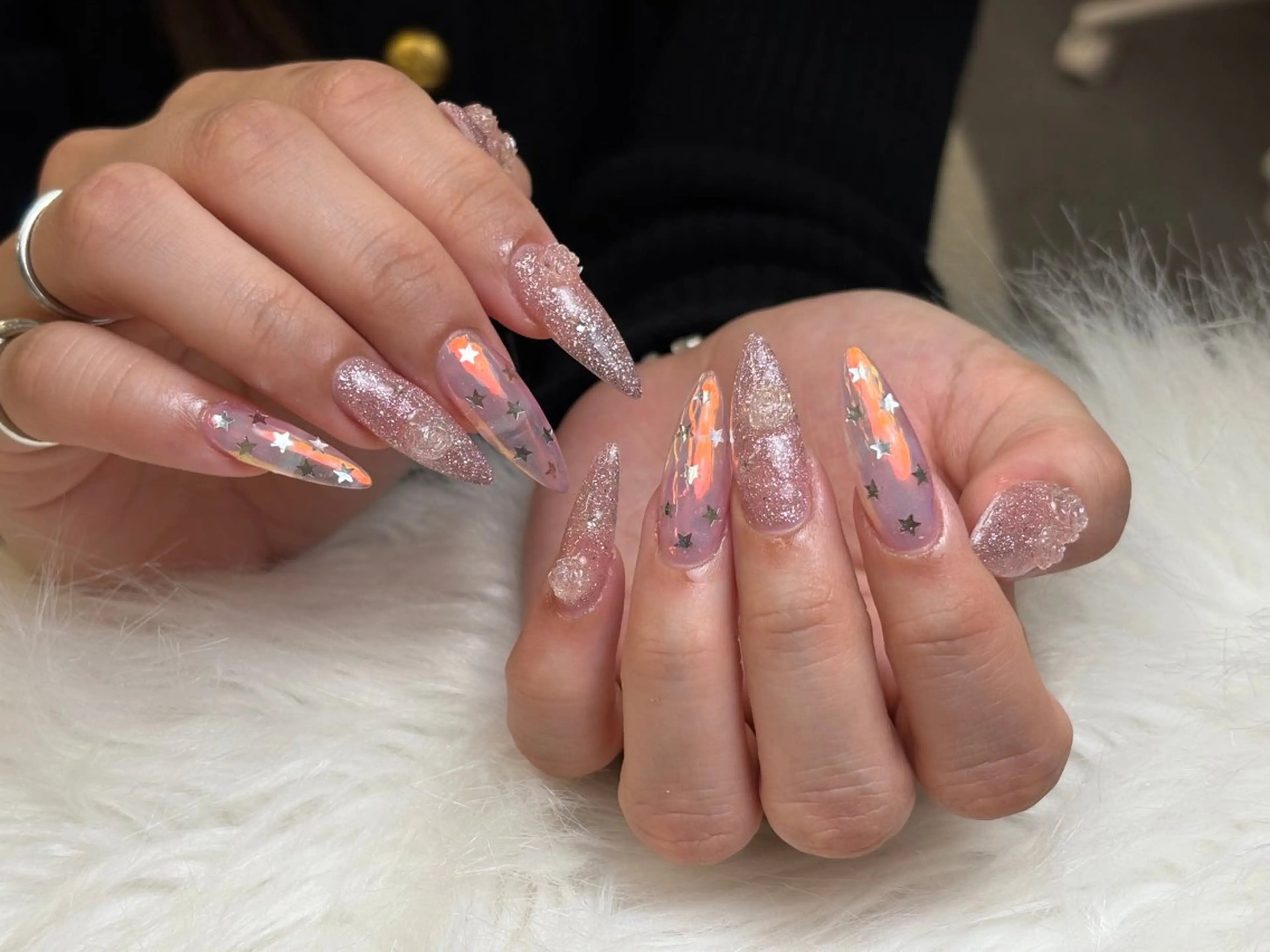 ネイル アートネイル フレンチネイル ジェルネイル ニュアンスネイル オフィスネイル ハンドネイル Nie Nail Shinokuboのネイルデザイン
