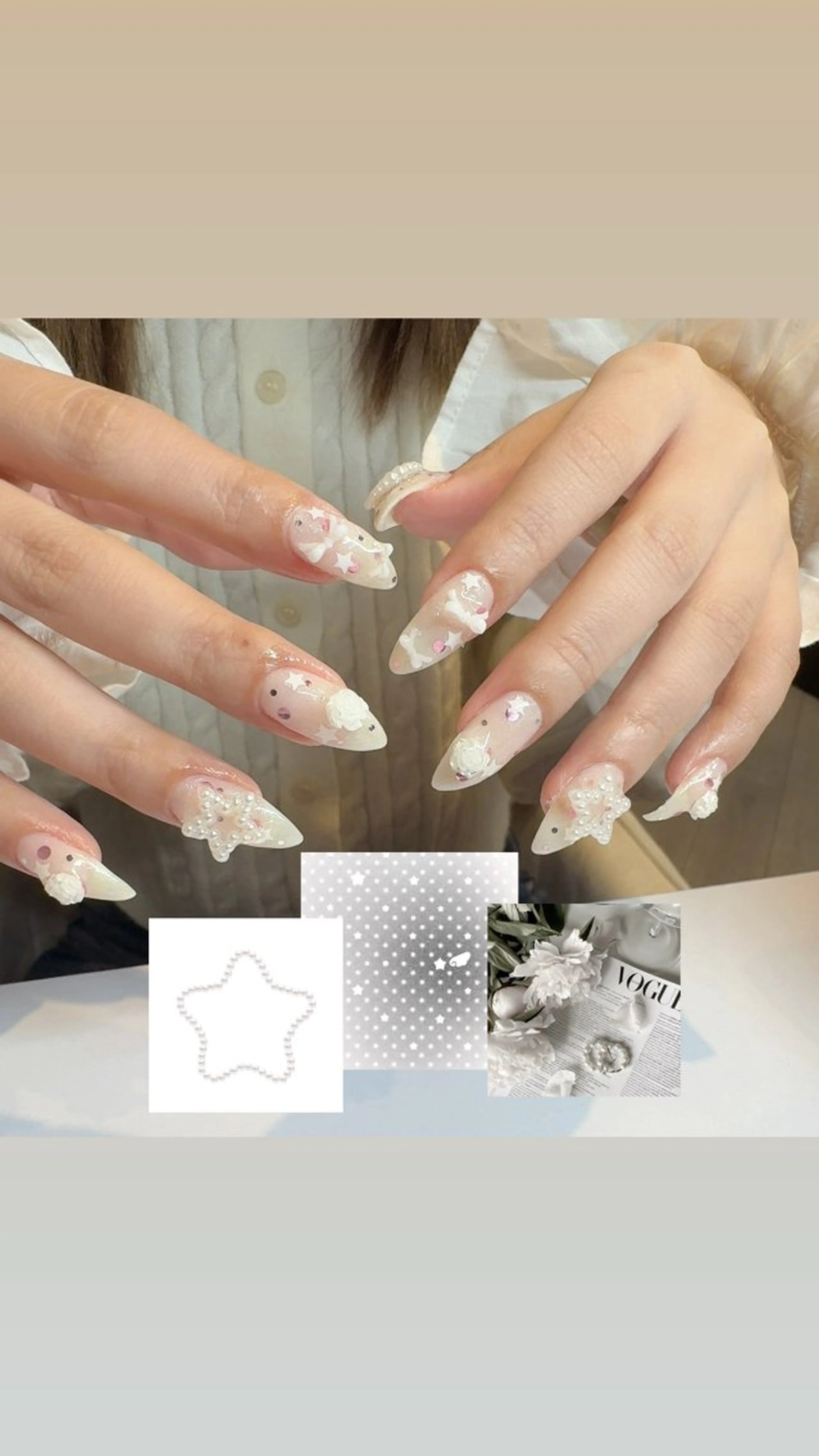 ネイル ハンドネイル ☁️BLITZ 🎀笠原雪音🎀のネイルデザイン