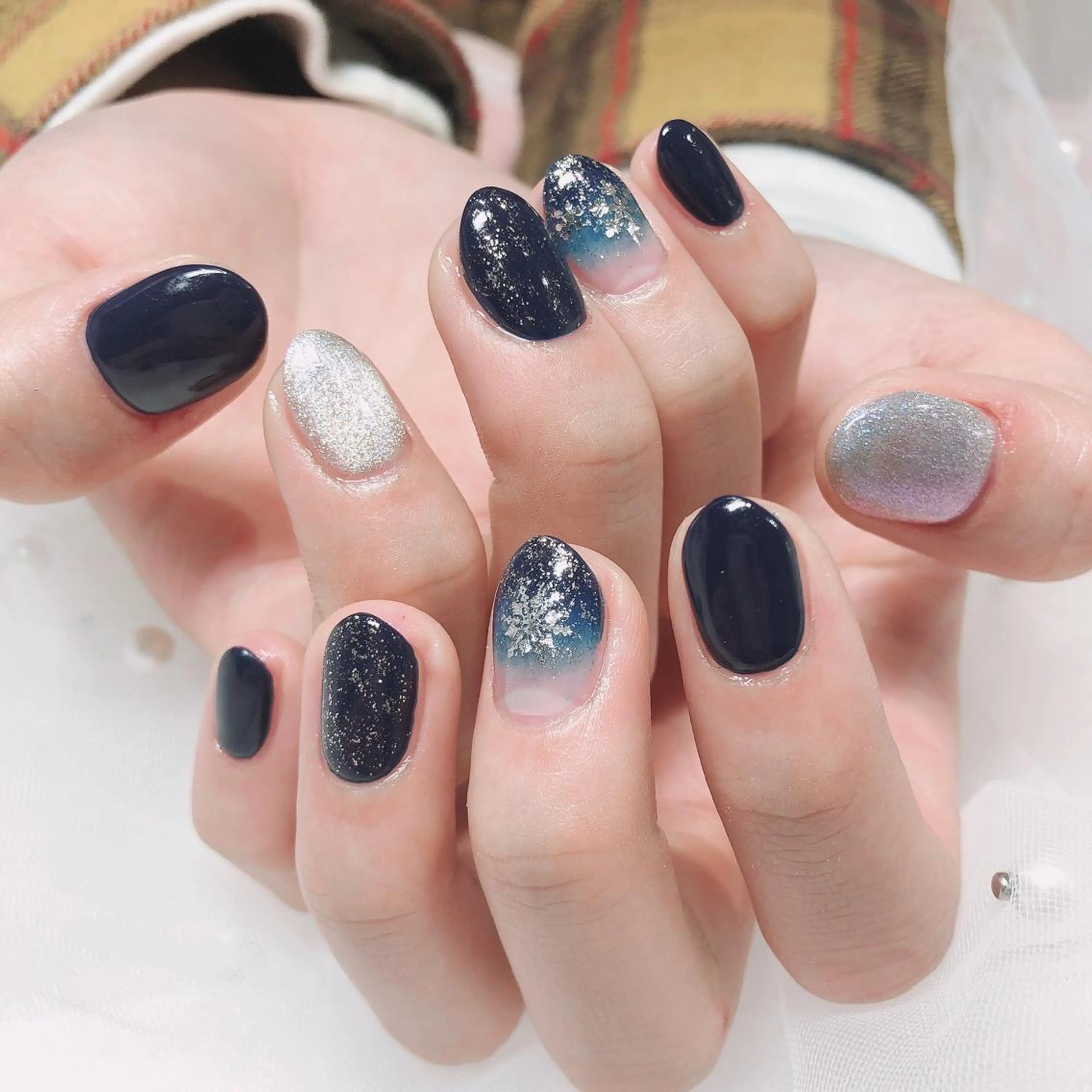 ネイル ✨Serenity ワンホンネイルのネイルデザイン