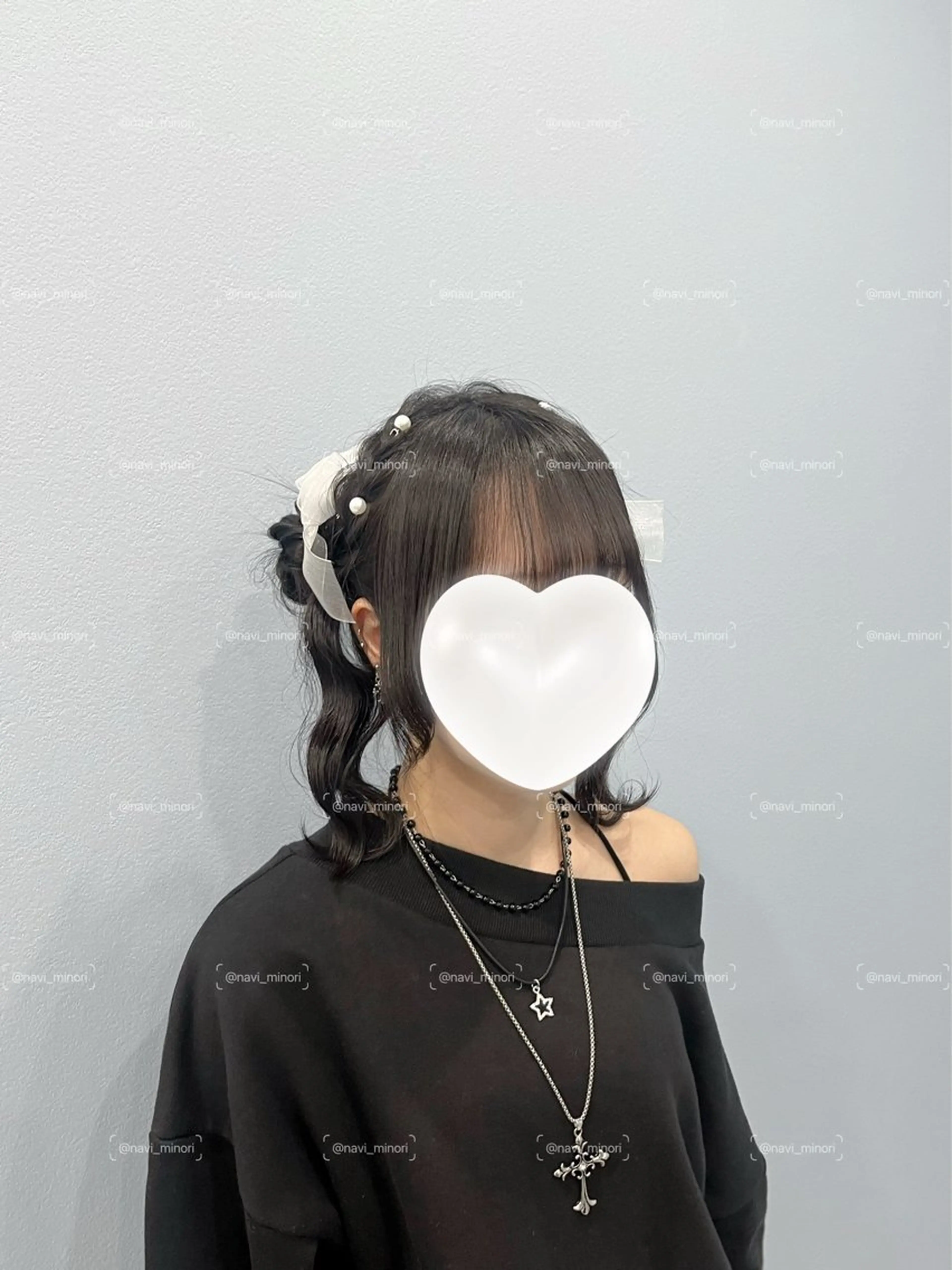 ロング ヘアアレンジ ヘアセット navi minoriのヘアスタイル