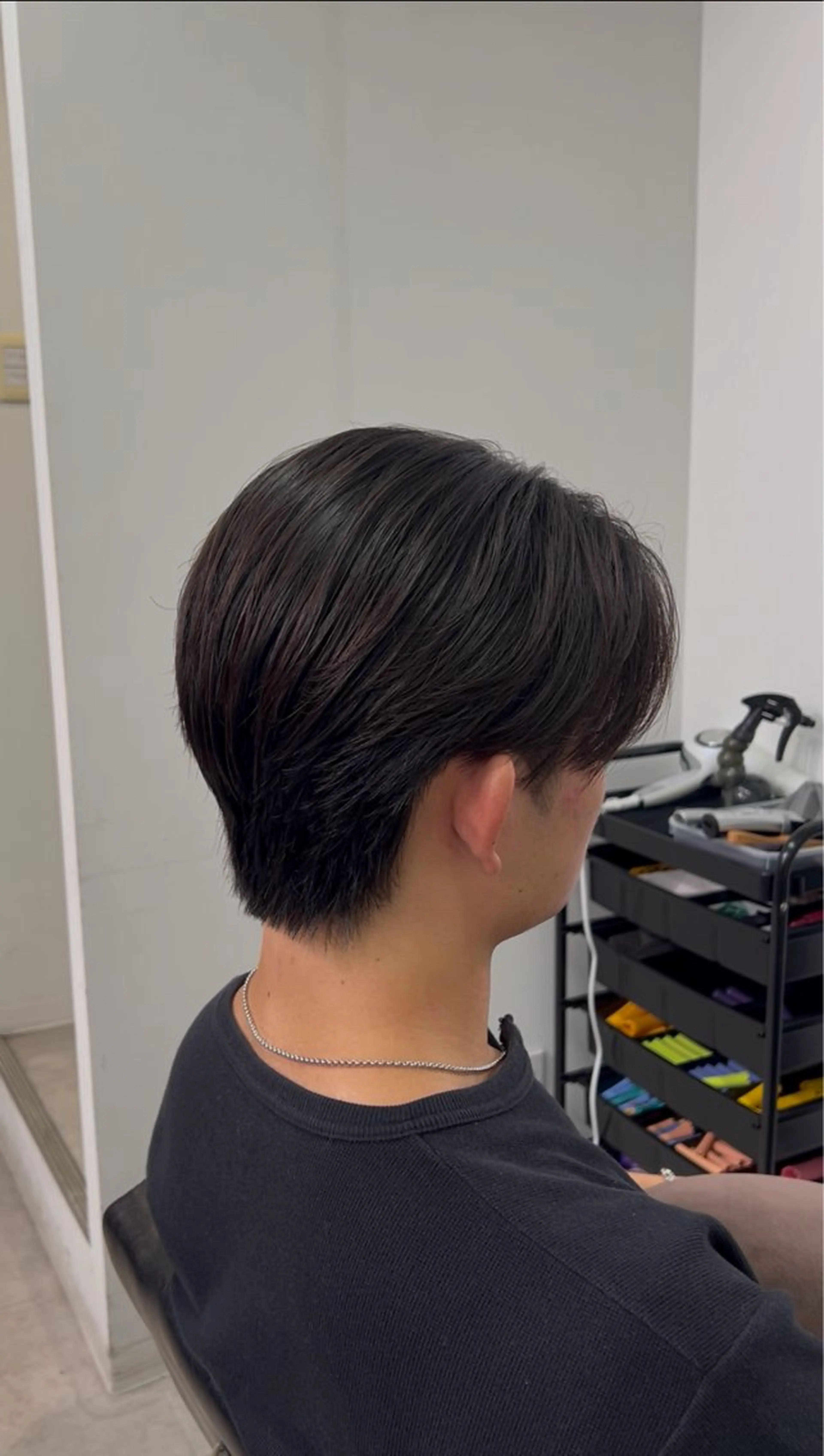 ミディアム パーマ メンズ カット トリートメント kei/透明感カラー /縮毛矯正/メンズのヘアスタイル