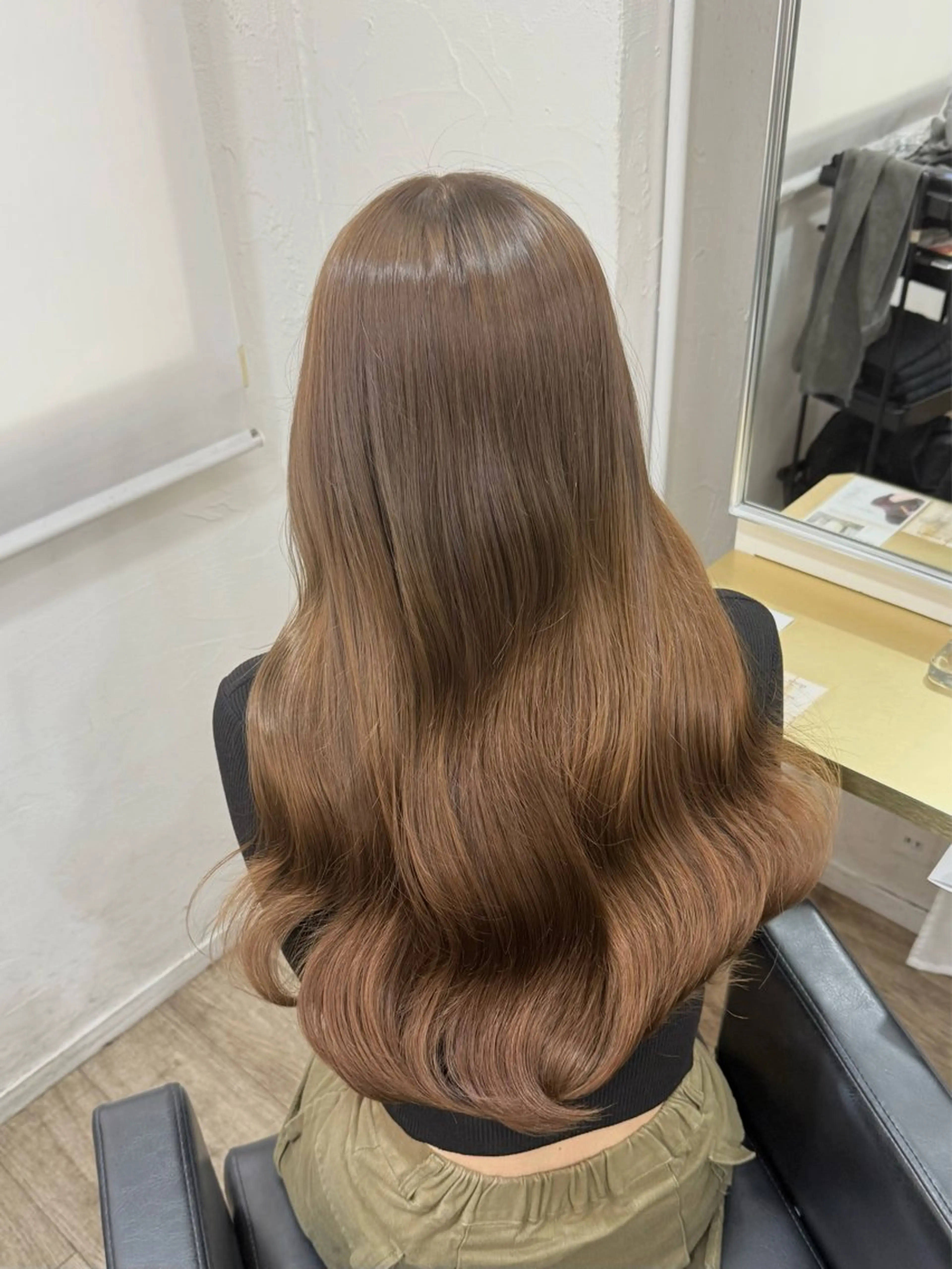 ロング カラー ヘアアレンジ 茶屋町/ワンカラー RAN　モデル募集中のヘアスタイル