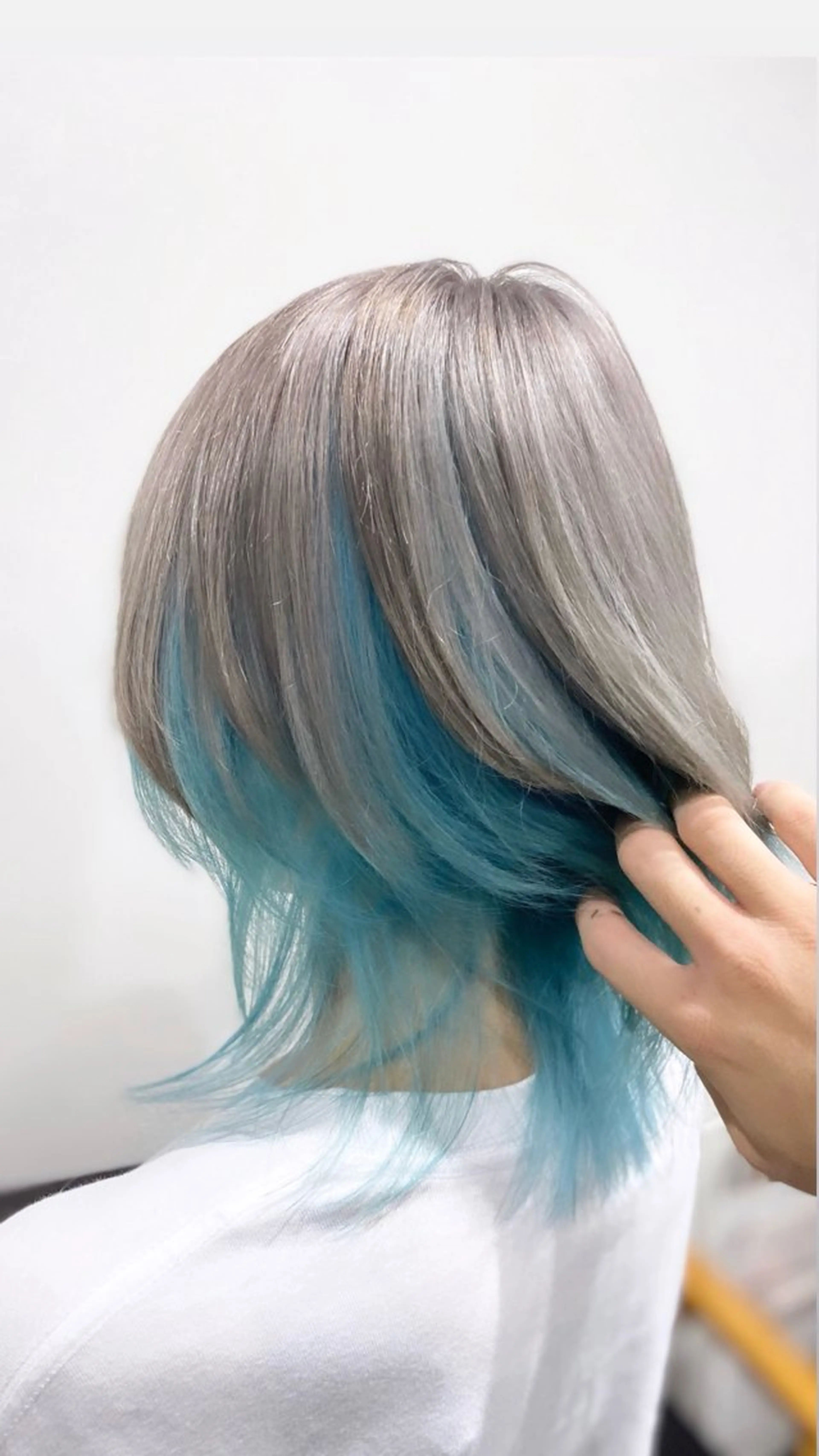 🧑‍🎨カット＋ハイブリーチ＋デザインカラー(トリートメント要相談)(ケア剤込み)の写真