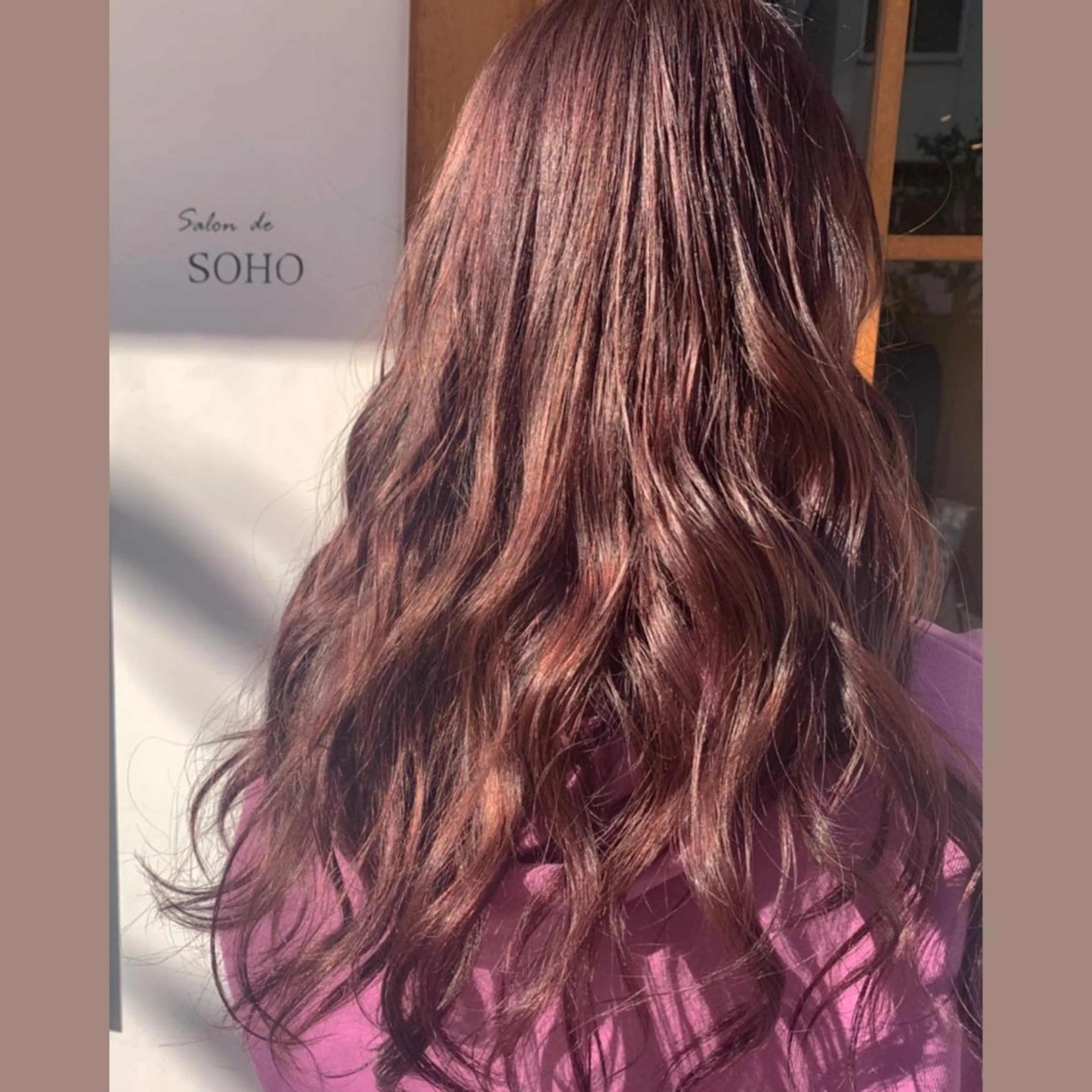 ロング ヘアカラー トリートメント 𓅰なかがわ ふみな𓅯のヘアスタイル