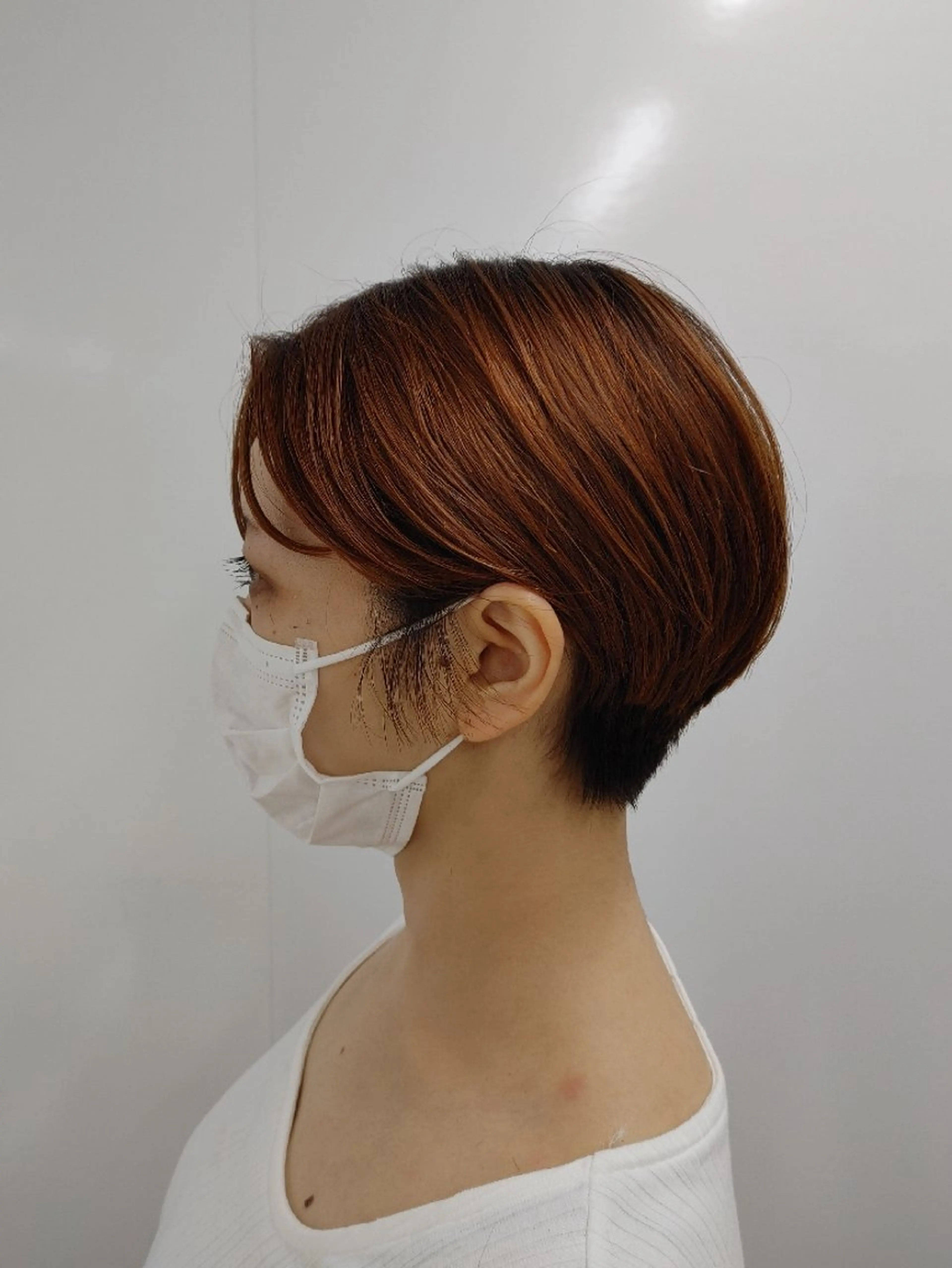 ショート カラー カット ボブパーマ/メンズ カワカミサトミ🐨のヘアスタイル