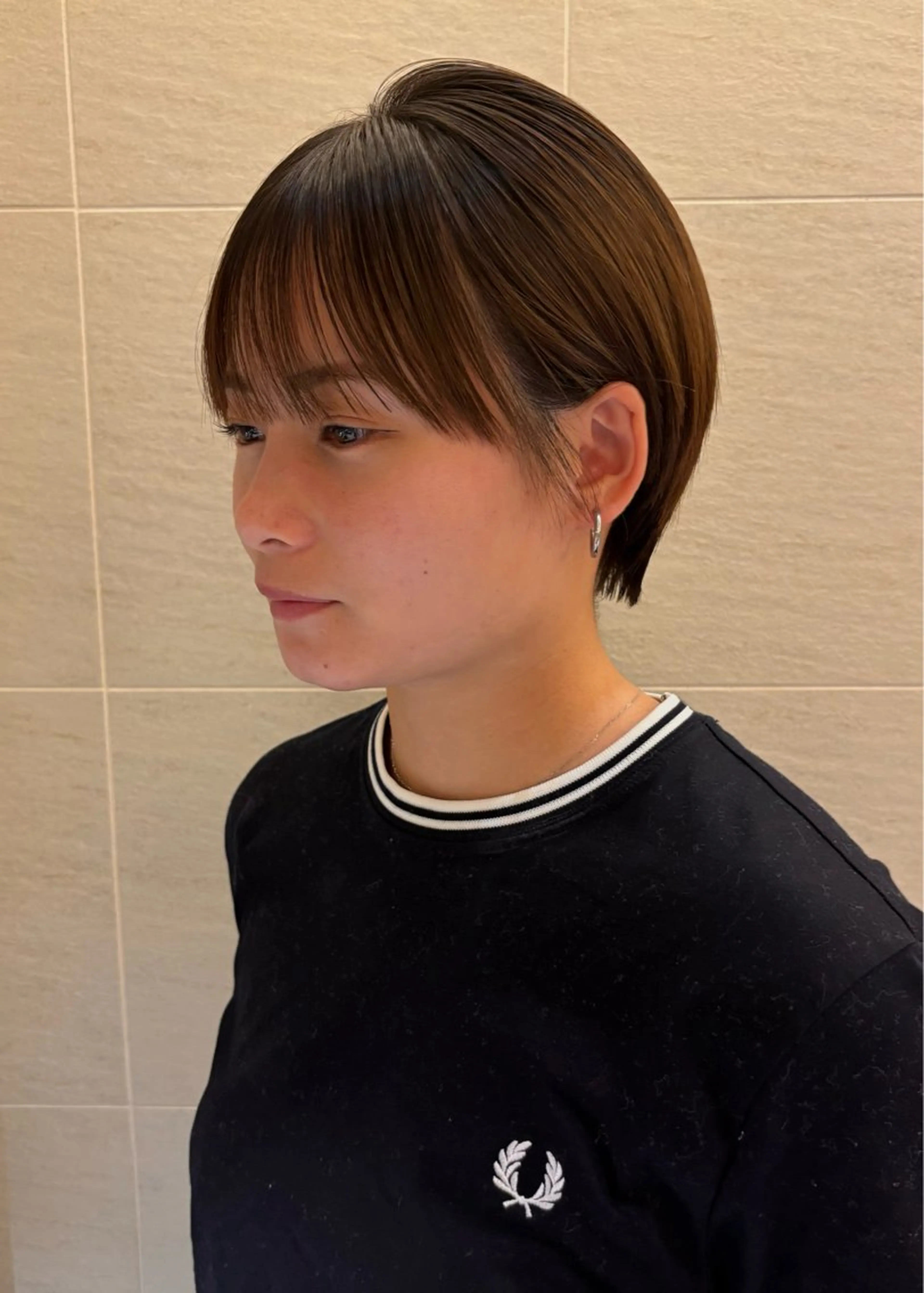 ショート サイトウ　ナミ /無料カットモデルのヘアスタイル