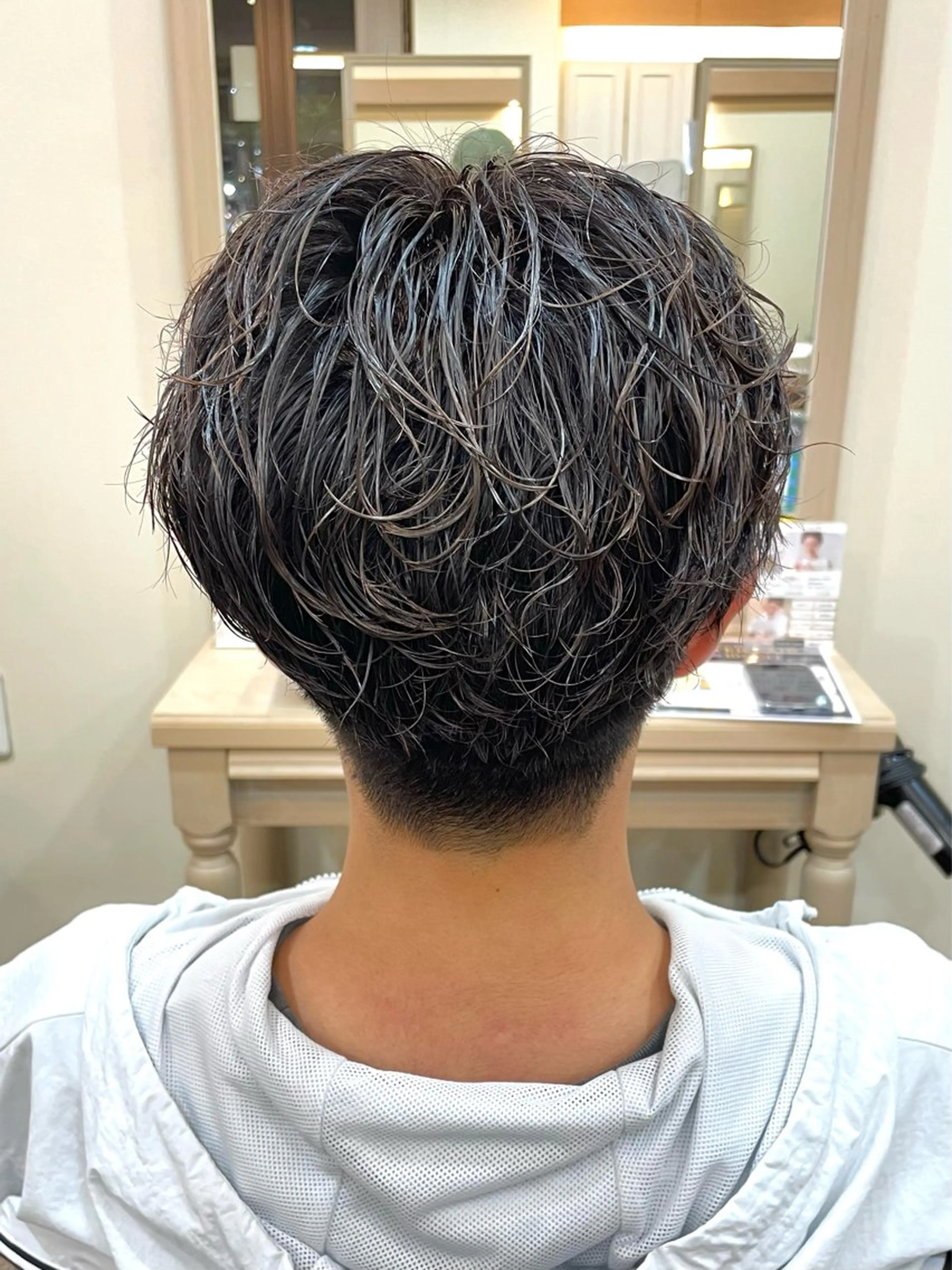 ショート パーマ メンズ カット パーマ メンズパーマ🌀/ 中村郁未のヘアスタイル