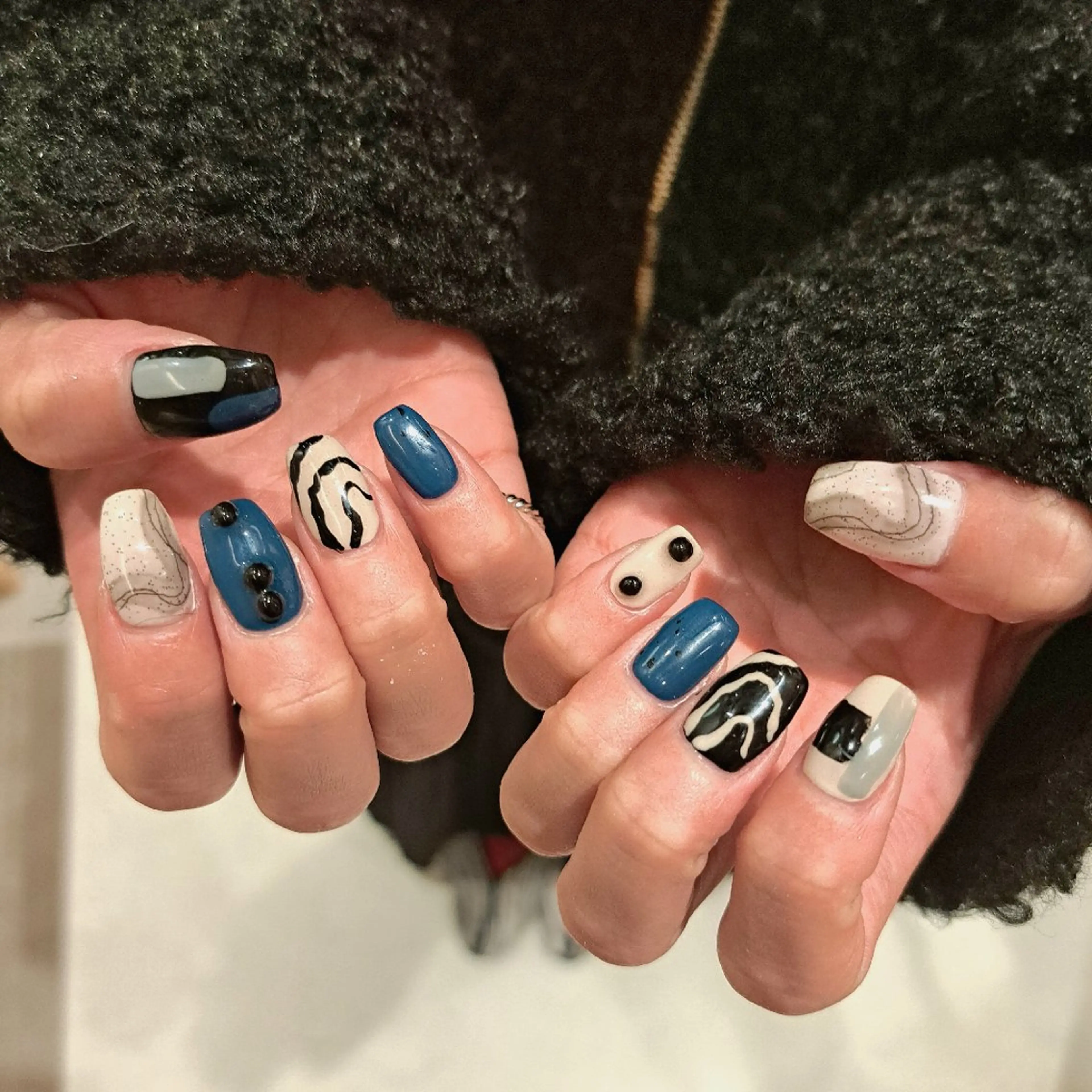 ネイル アートネイル 持ち込み ニュアンスネイル ぷっくりネイル Nail mood /アートし放題のネイルデザイン