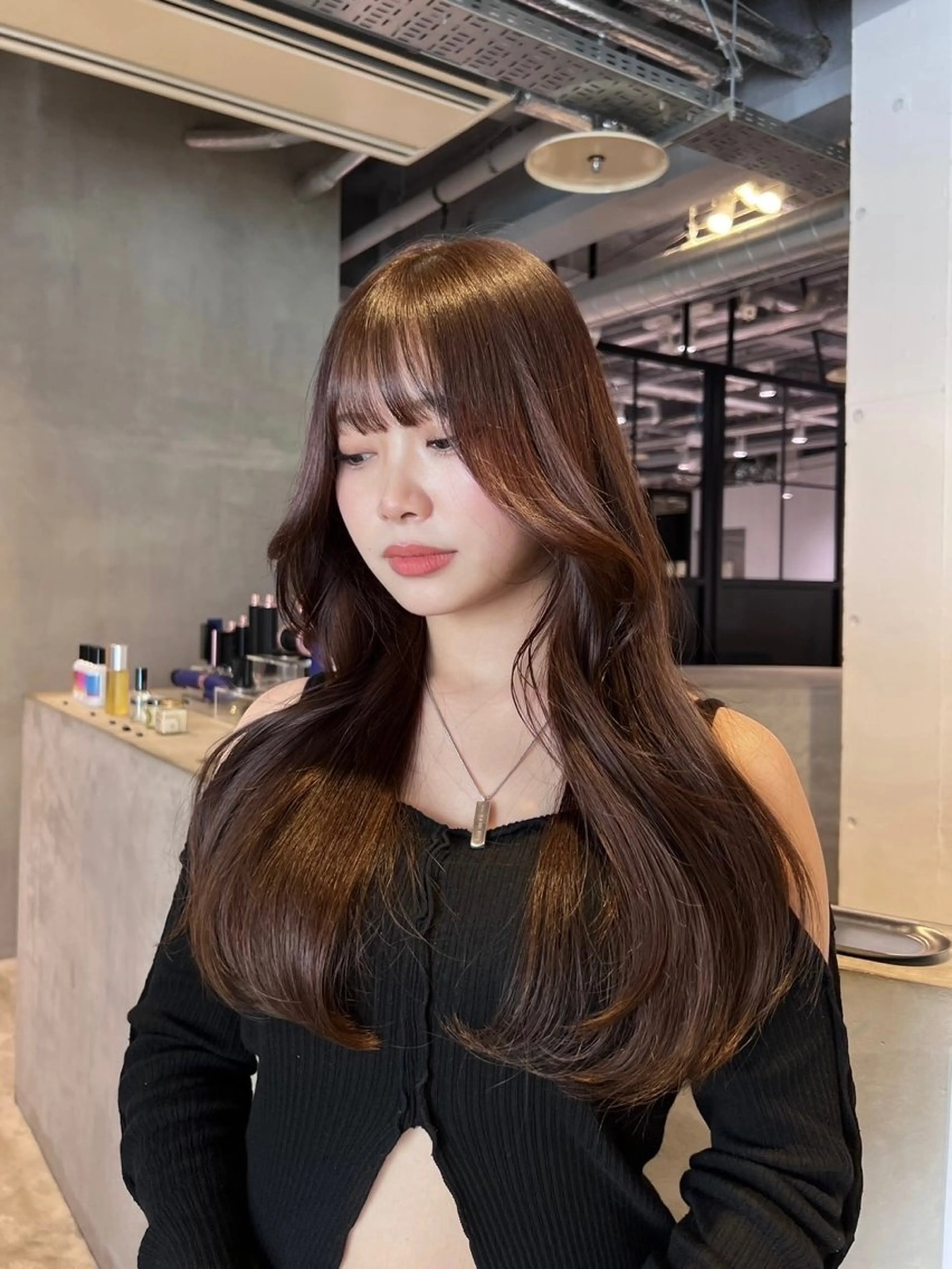 カラー ブラウンカラー 池袋　似合わせショー トヘア　萩原 佑紀のヘアスタイル