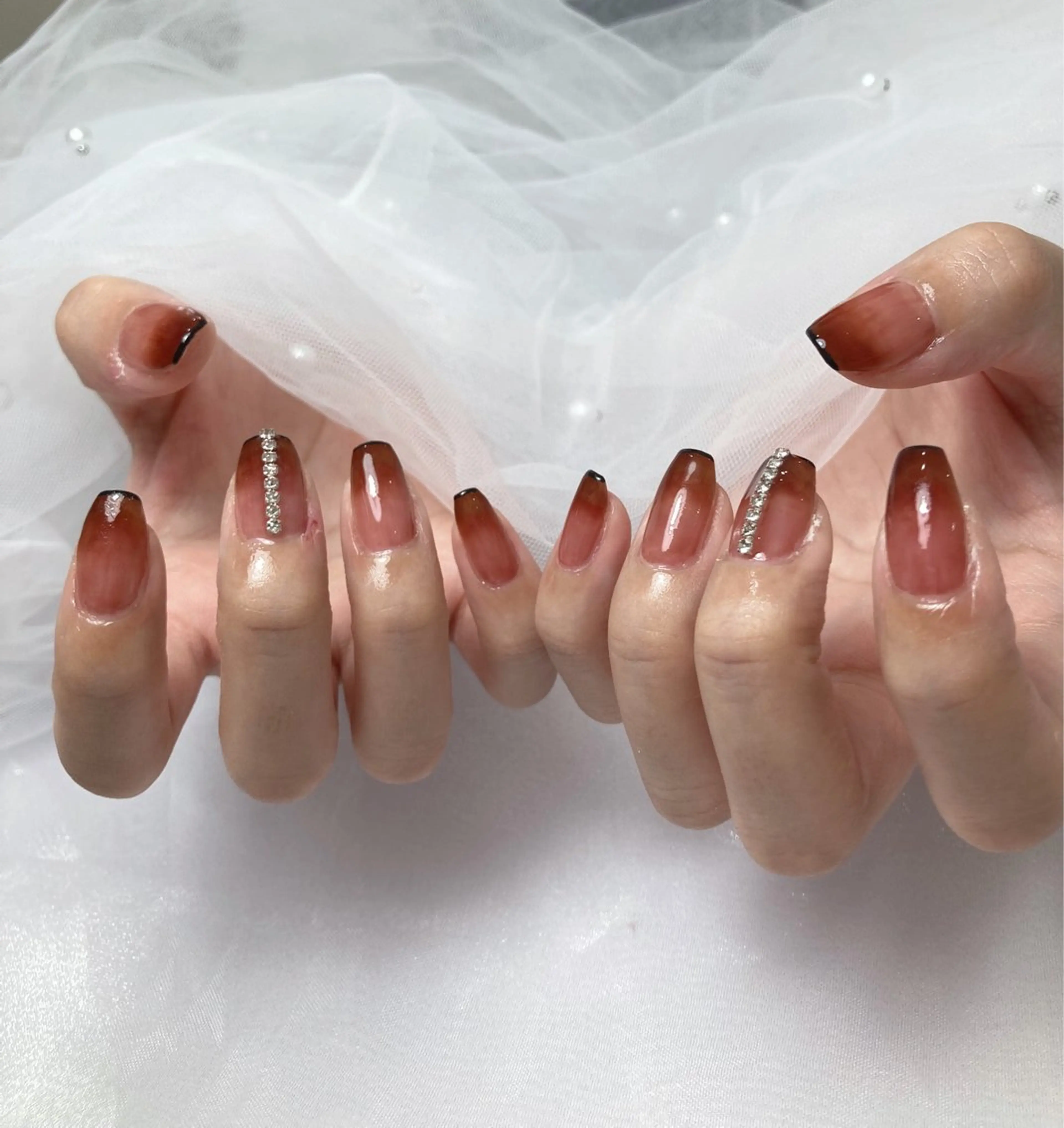 オフなし💝 グラデーションネイル💗の写真