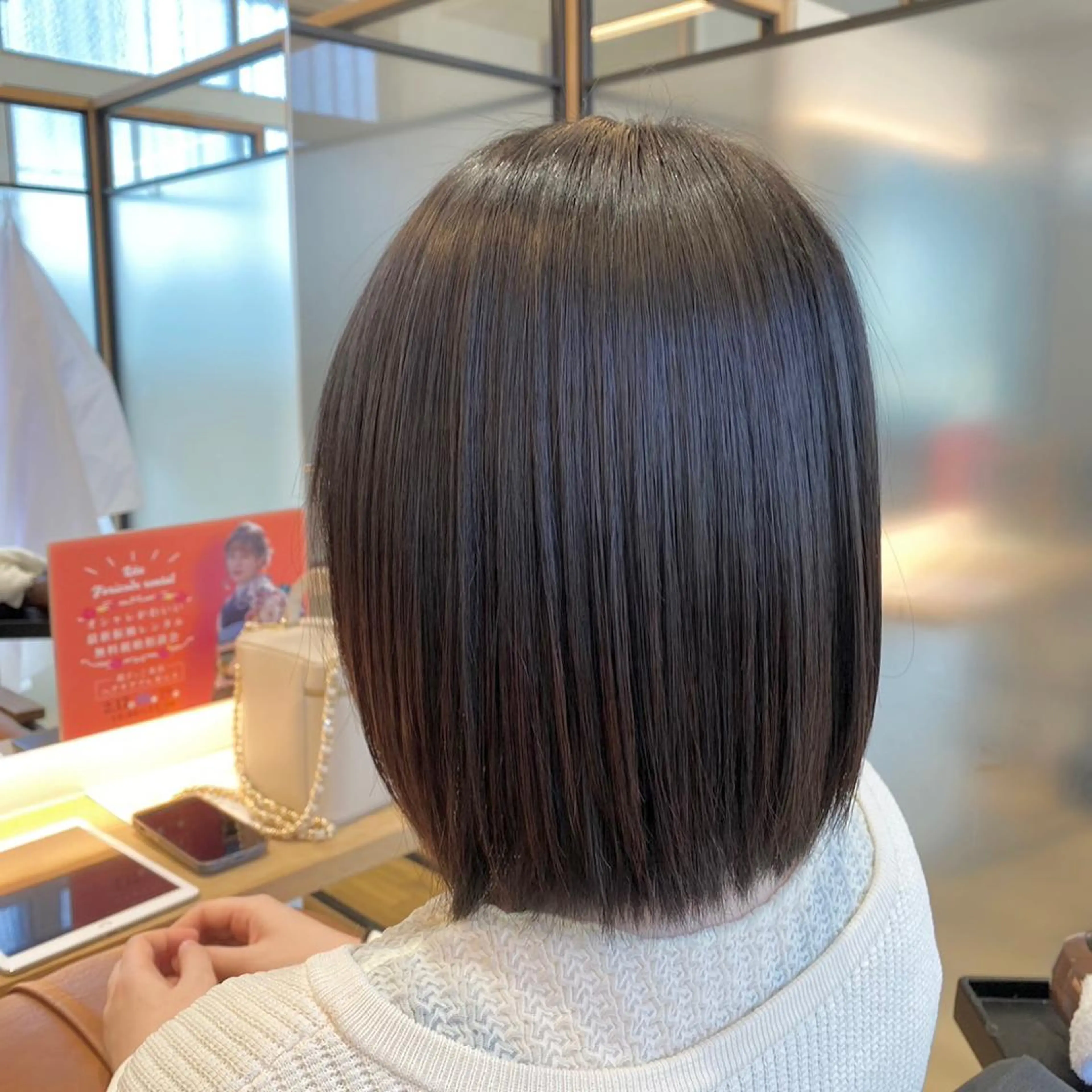 ミディアム ついざき はるか/丸みショートのヘアスタイル