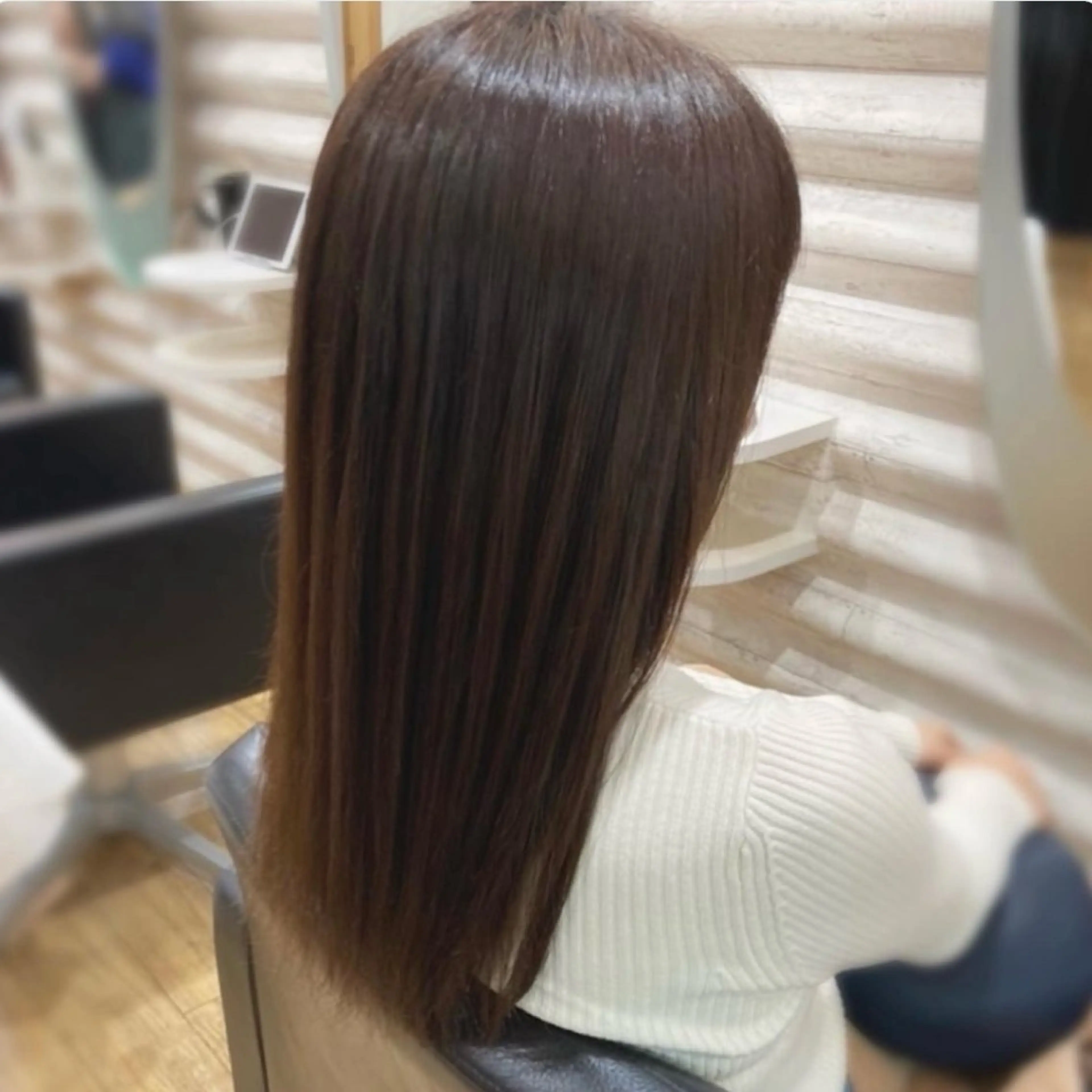 ロング カラー 髪質改善 トリートメント カラーダメージが艶々 『ケア特化店』KONのヘアスタイル
