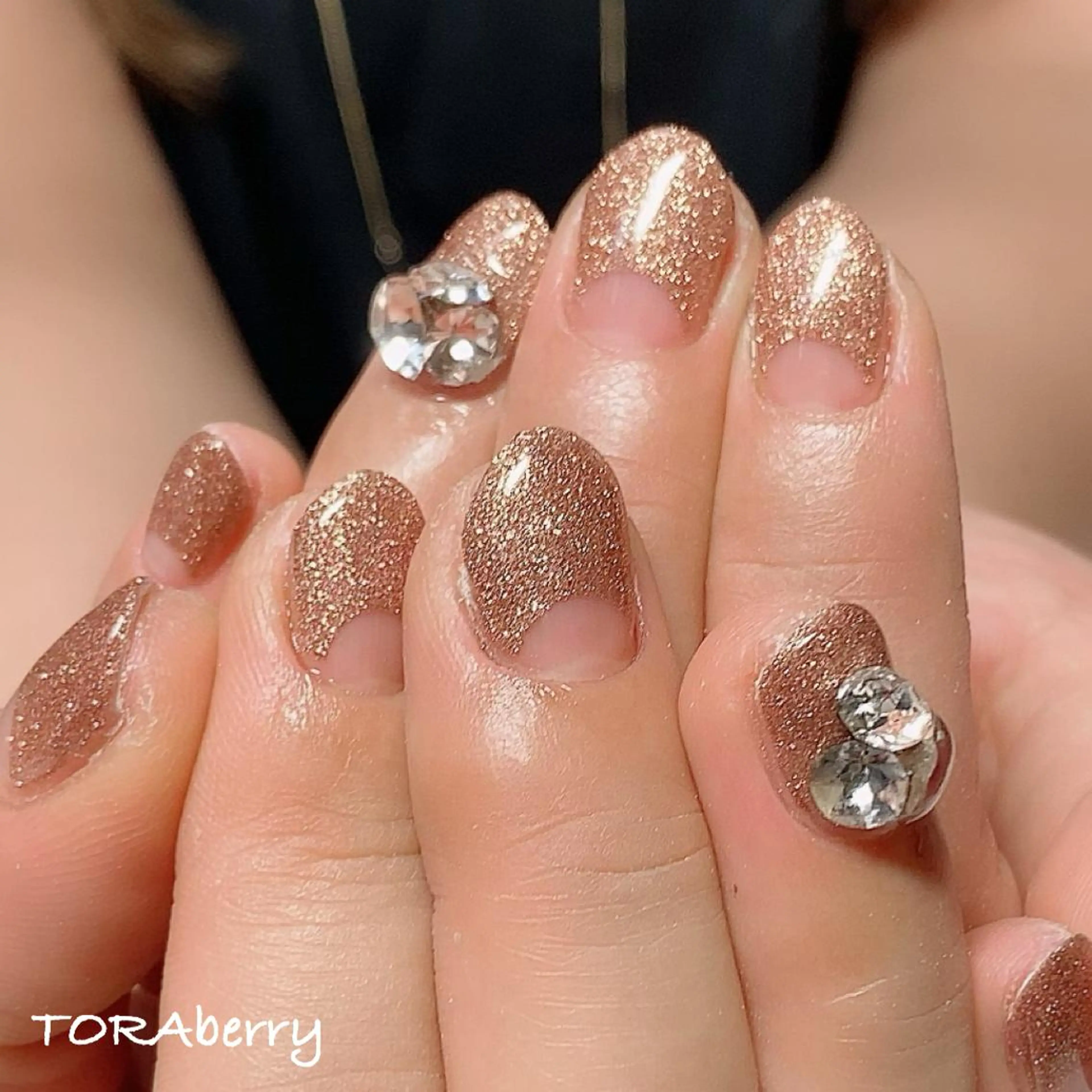 ネイル ラメ(グリッター) ハンドネイル ネイリスト なつみのネイルデザイン