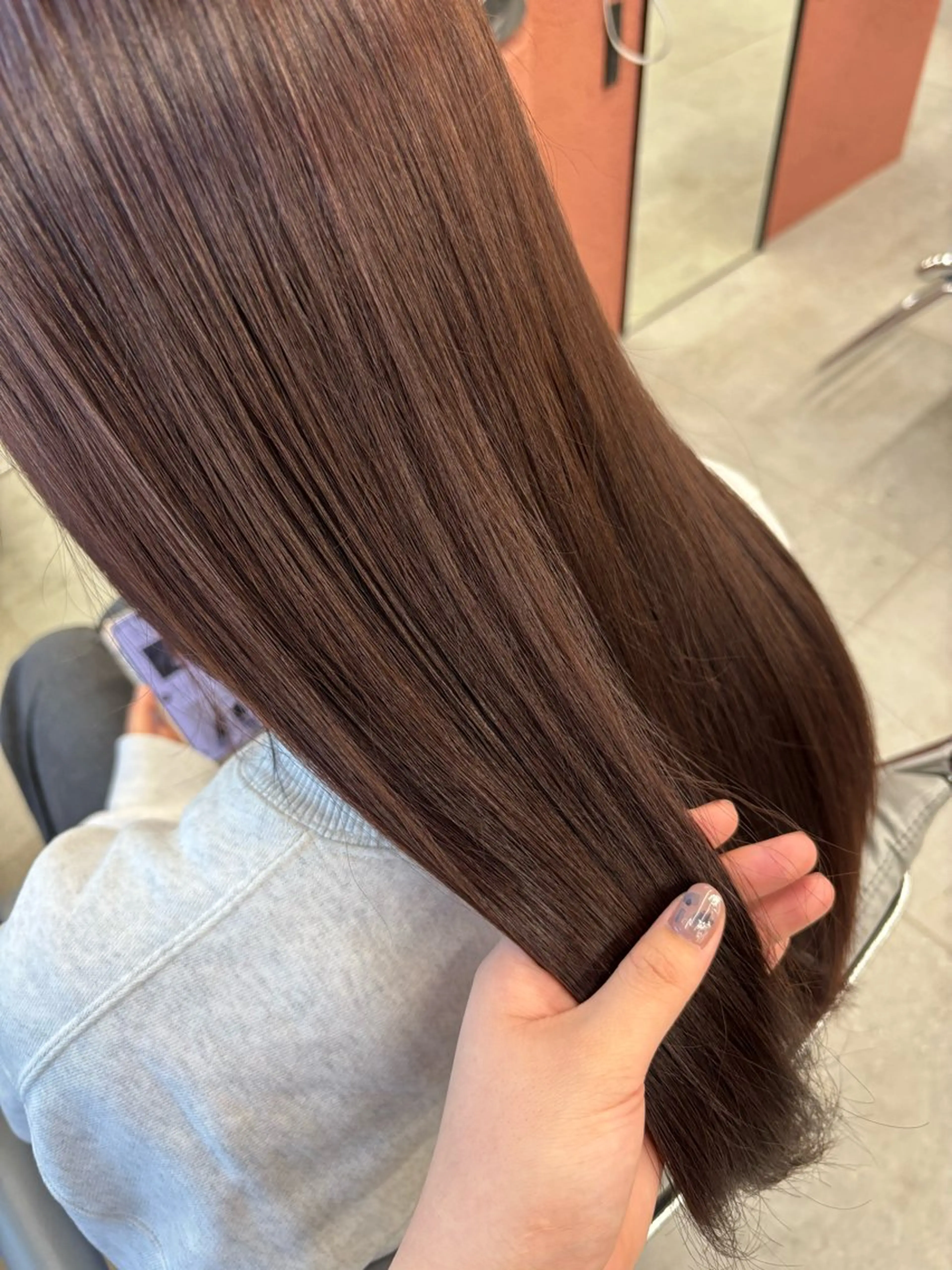 【カラーのみのお客様はこちら⭐️】艶カラー 〈Aujua1stepトリートメント付！〉の写真