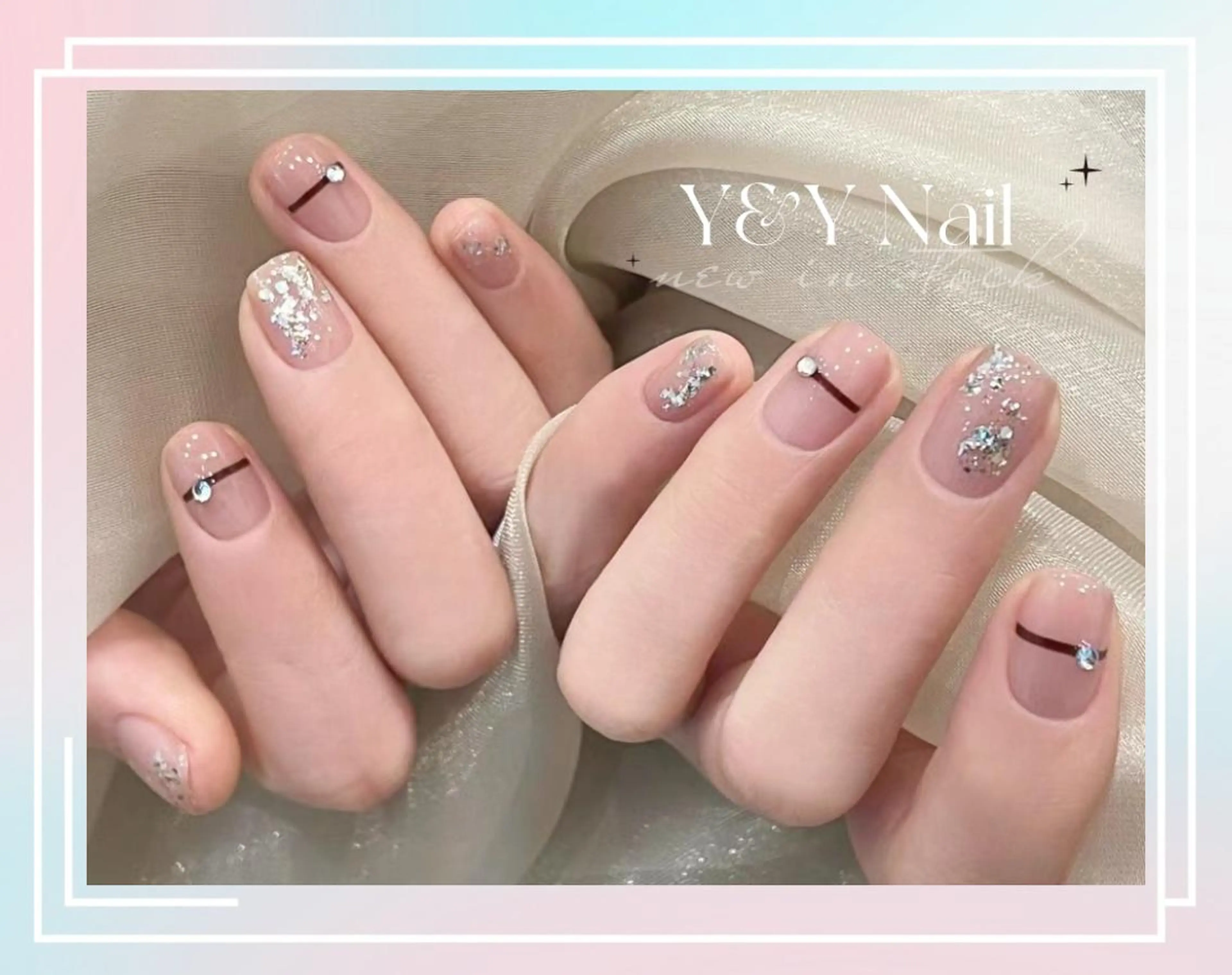 ショート ショートヘア ハンドネイル ハンドケア Y&Y Nail Salonのネイルデザイン