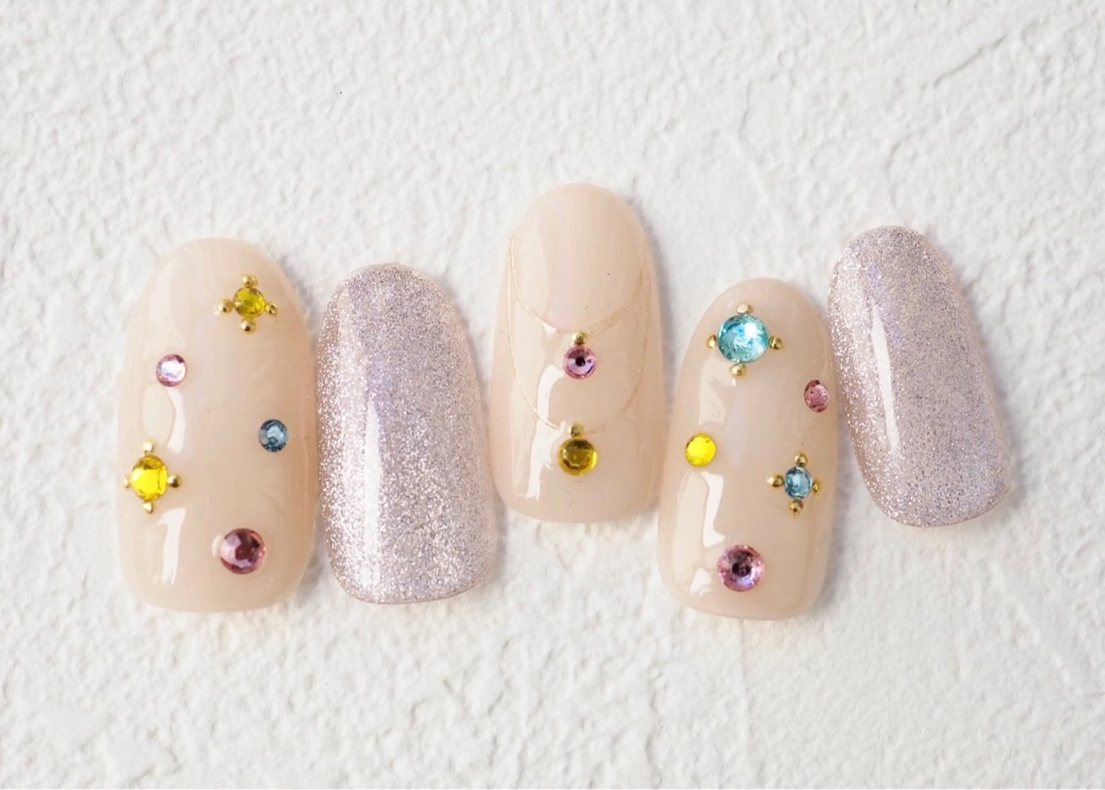 ネイル ハンドネイル トップネイリスト Ribbon立川店のネイルデザイン