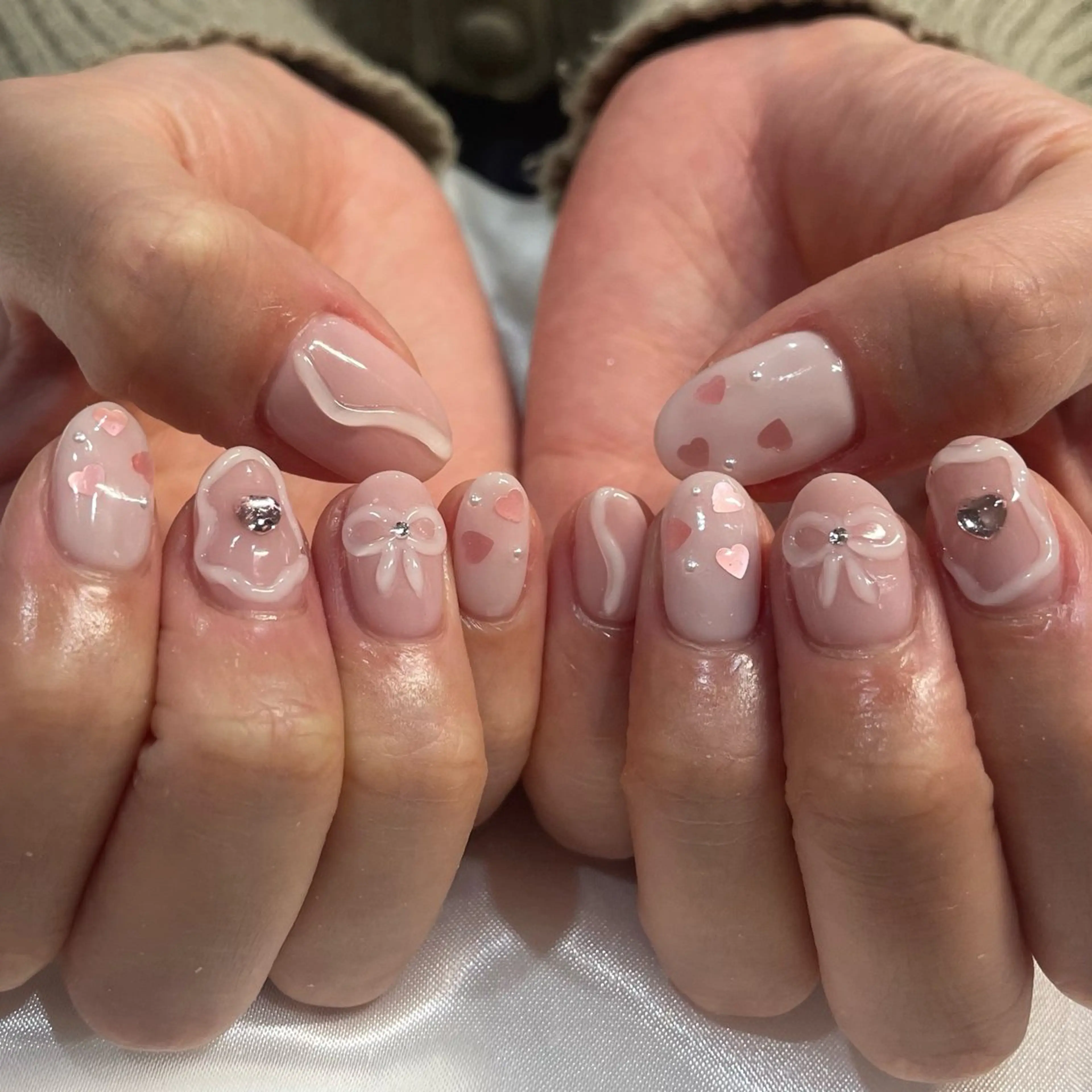 ネイル ガーリー ハンドネイル sharesalon    room59所属・nozomi 🌙のネイルデザイン