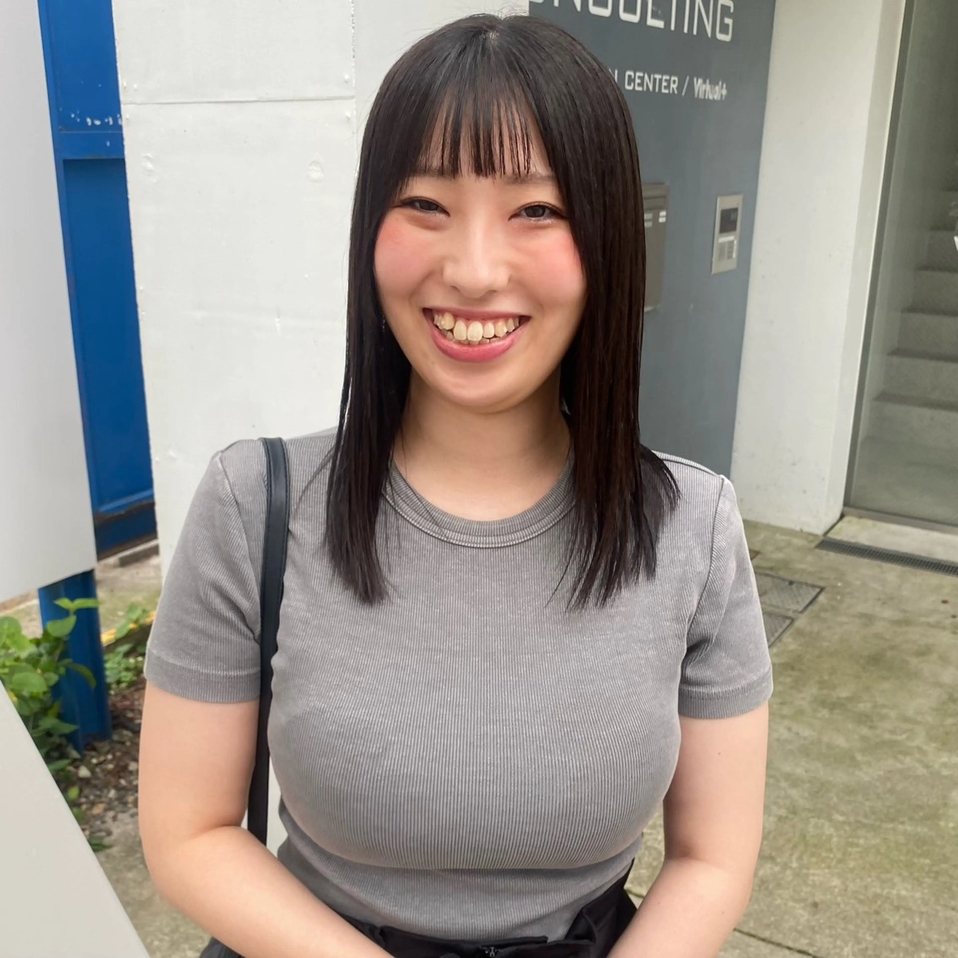 ミディアム カラー カット 縮毛矯正 トリートメント noa/ 渋谷のヘアスタイル