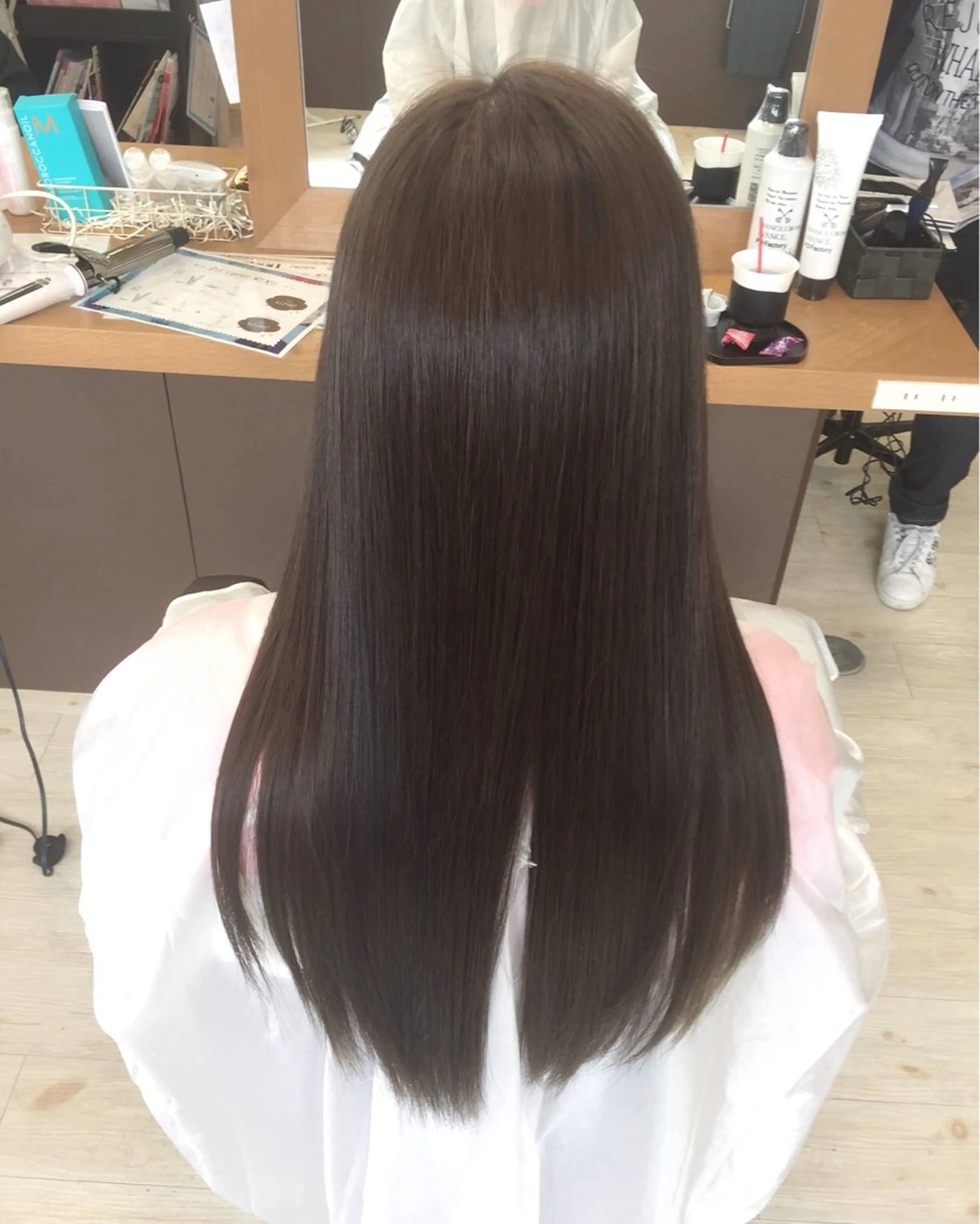3回まで🆗酸性髪質改善ストレート+似合わせカット+集中ケア4stepトリートメント¥29700→¥17600の写真