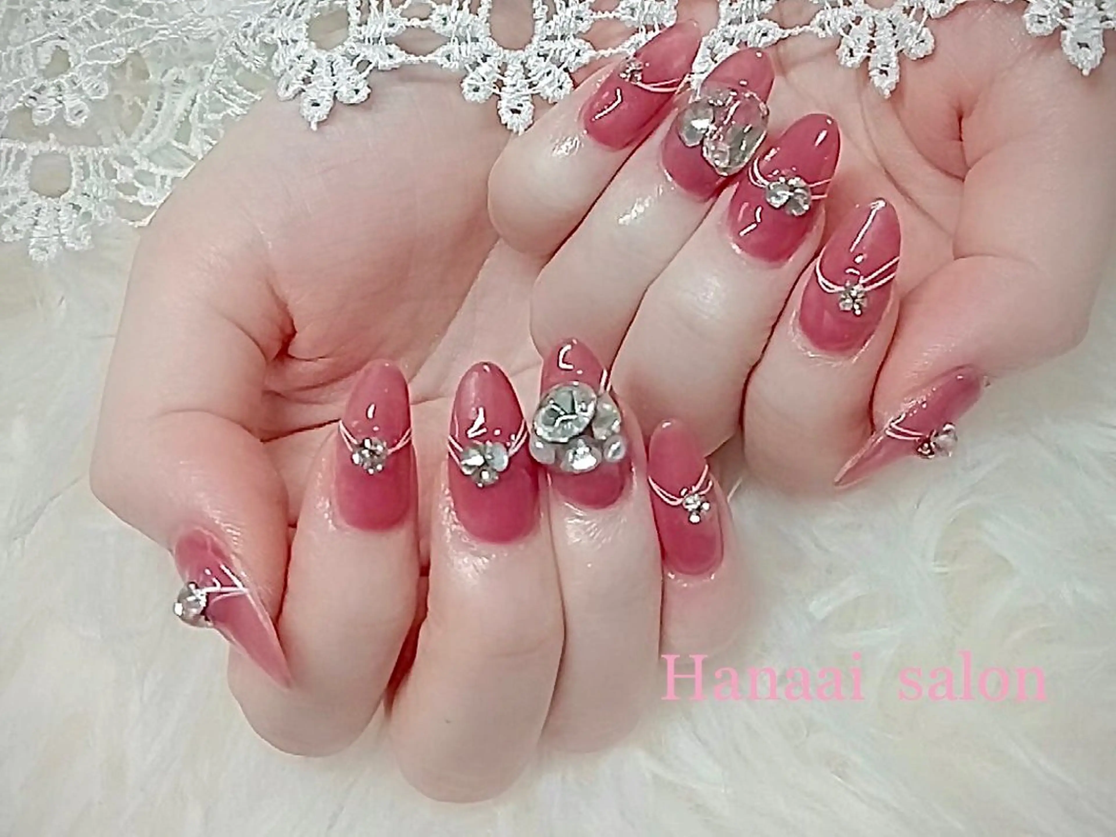 セミロング Hanaai Salon新宿店のネイルデザイン