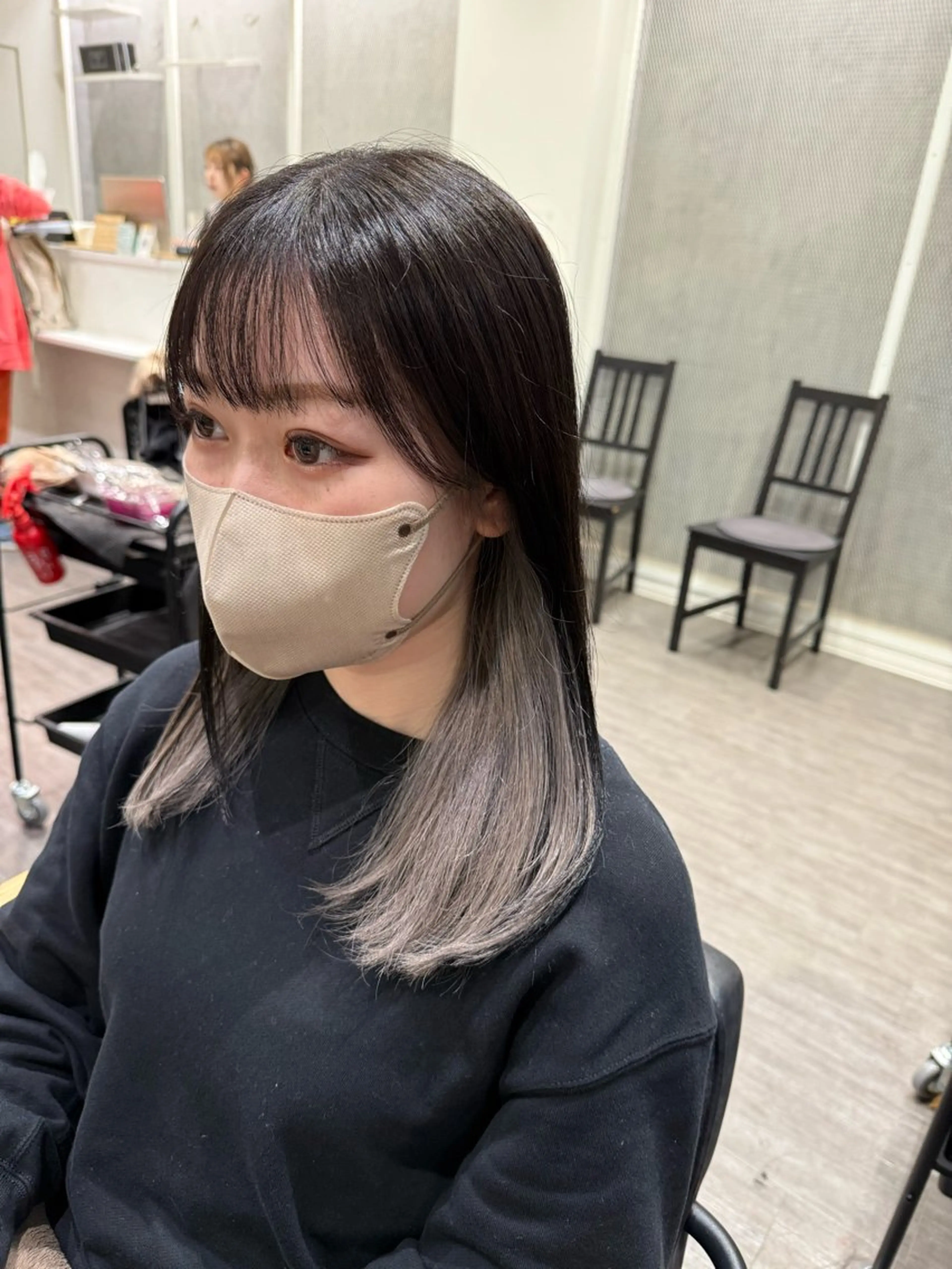 セミロング ヘアカラー cocotte🌿 amaneのマツエク・マツパデザイン