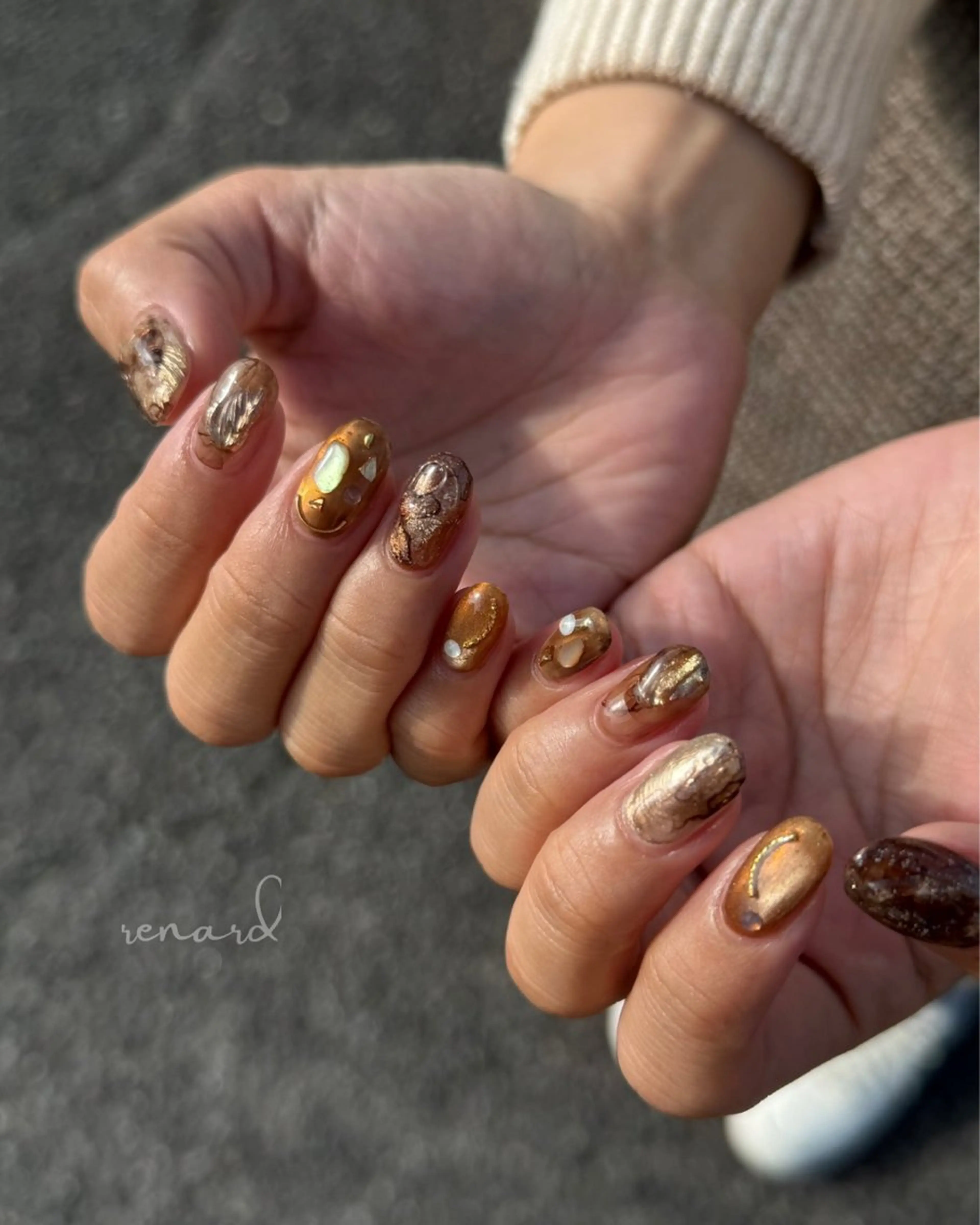 ミディアム renard nailのネイルデザイン