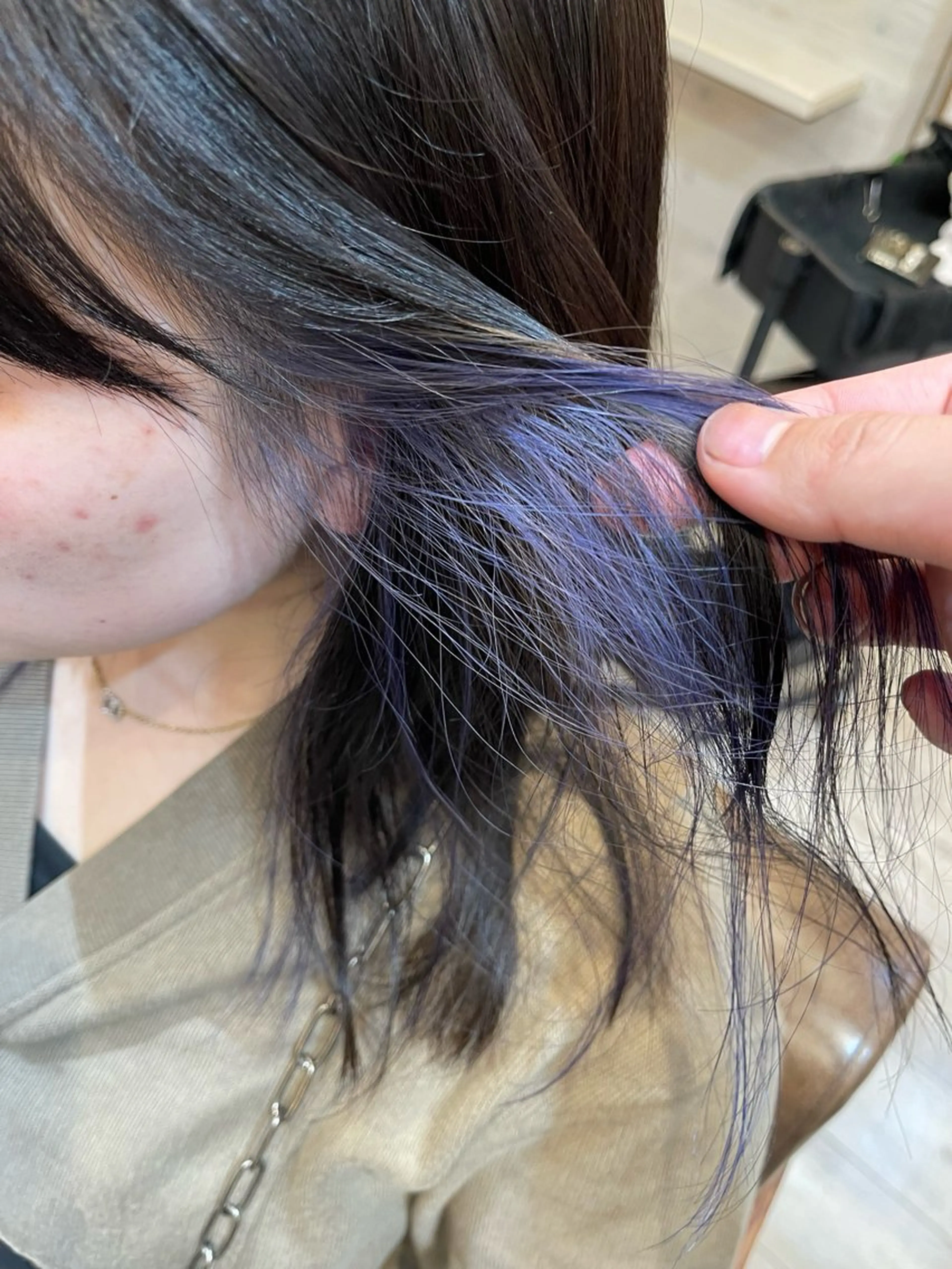 ミディアム カット ヘアカラー hair MILE.所属・ゆうだい モデル募集中のヘアスタイル