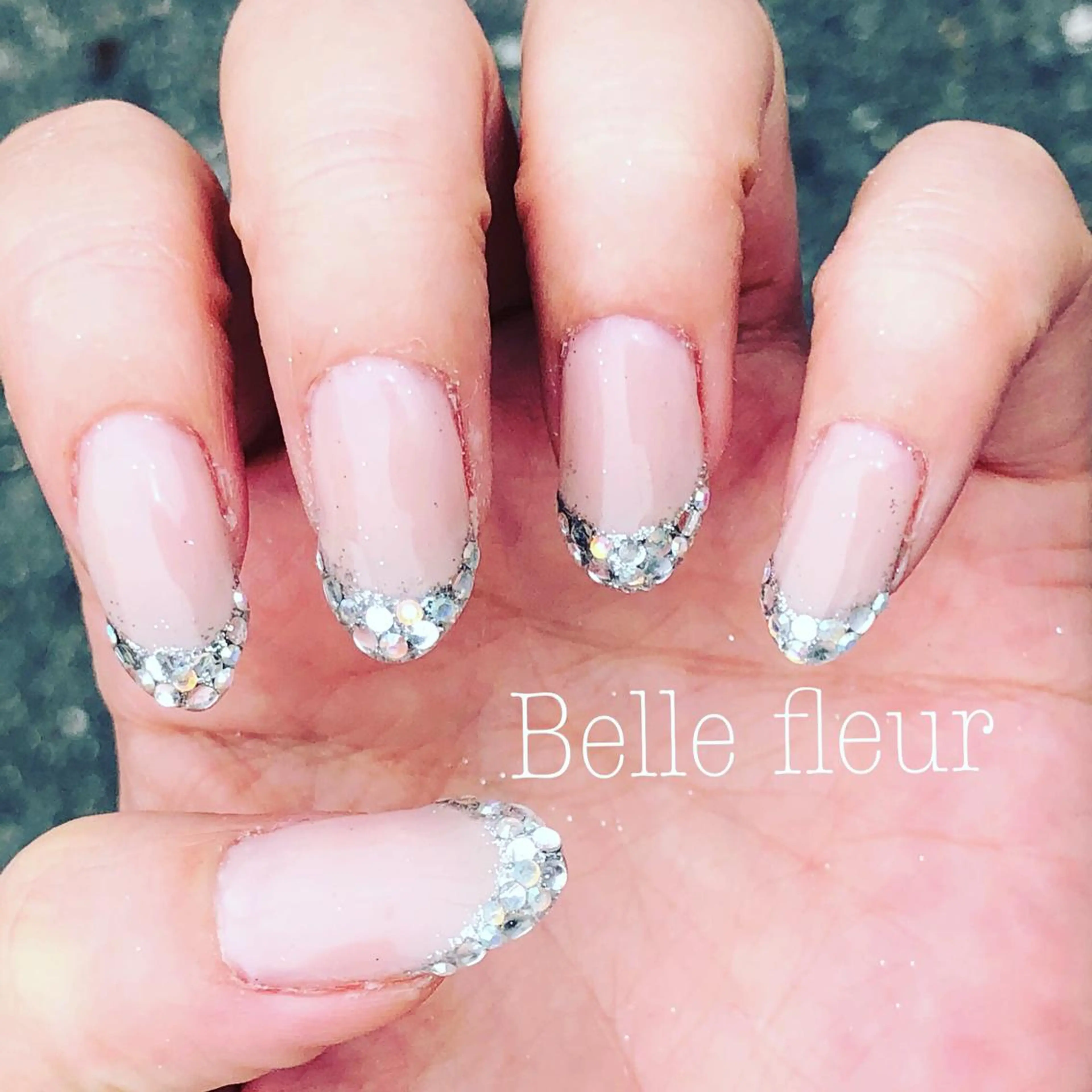 セミロング ネイル Belle fleurのネイルデザイン