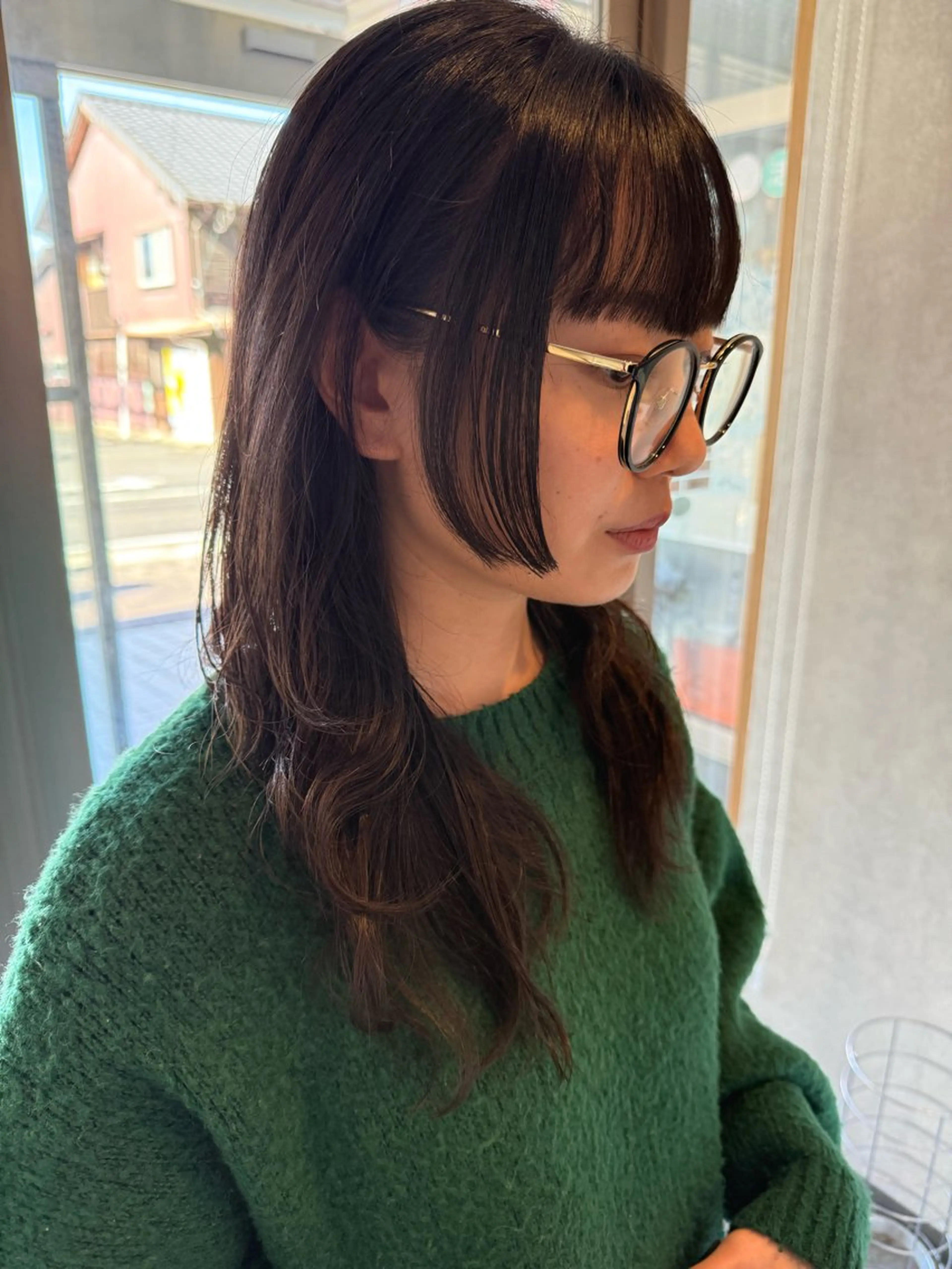 ロング カラー カット ヘアカラー Bish Yanaのヘアスタイル