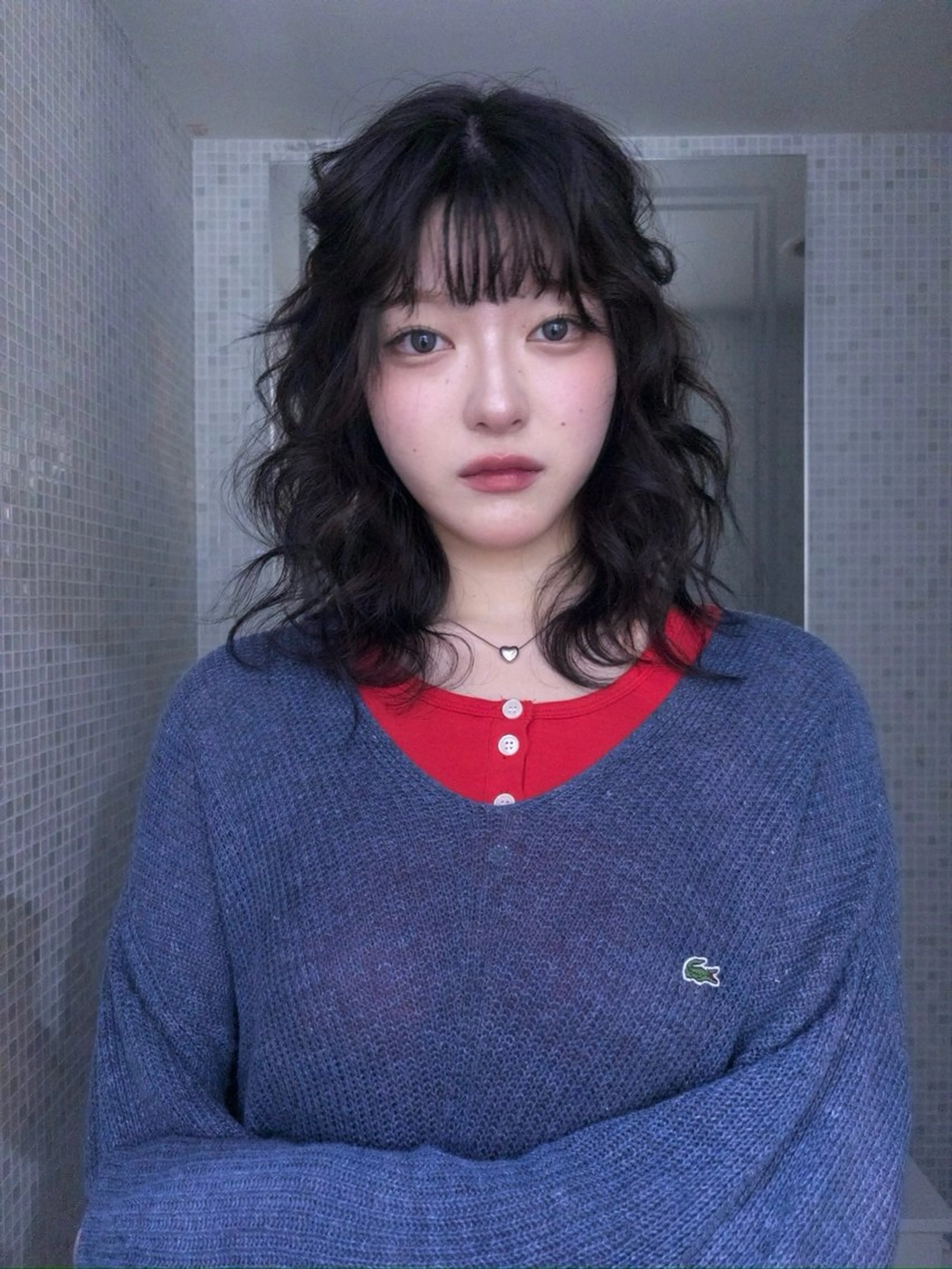 ミディアム カラー ヘアアレンジ ヘアカラー ニュアンスカラー🧶 nanacoのヘアスタイル