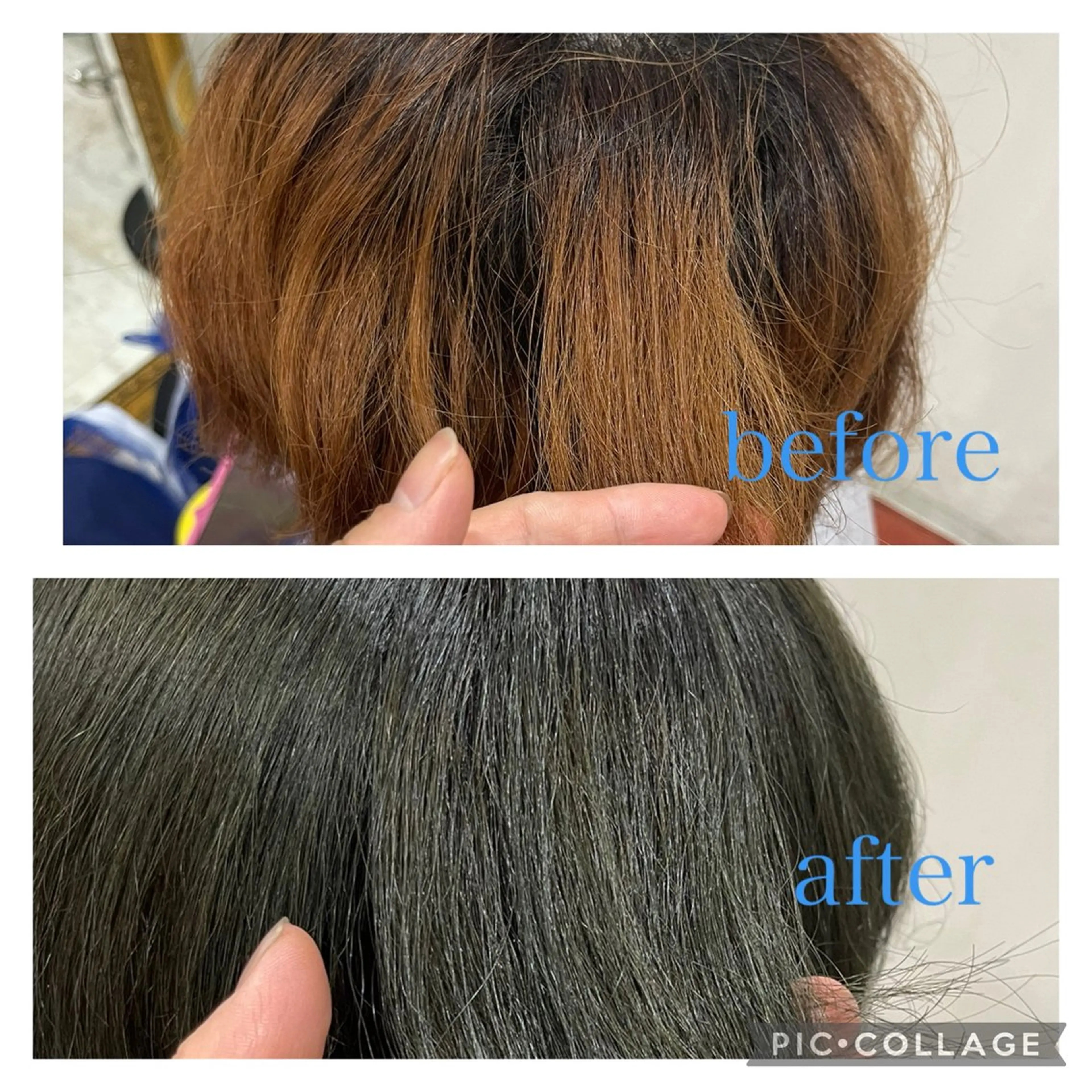 ミディアム カラー ダブルカラー ヘアカラー 川瀬 夢来のヘアスタイル