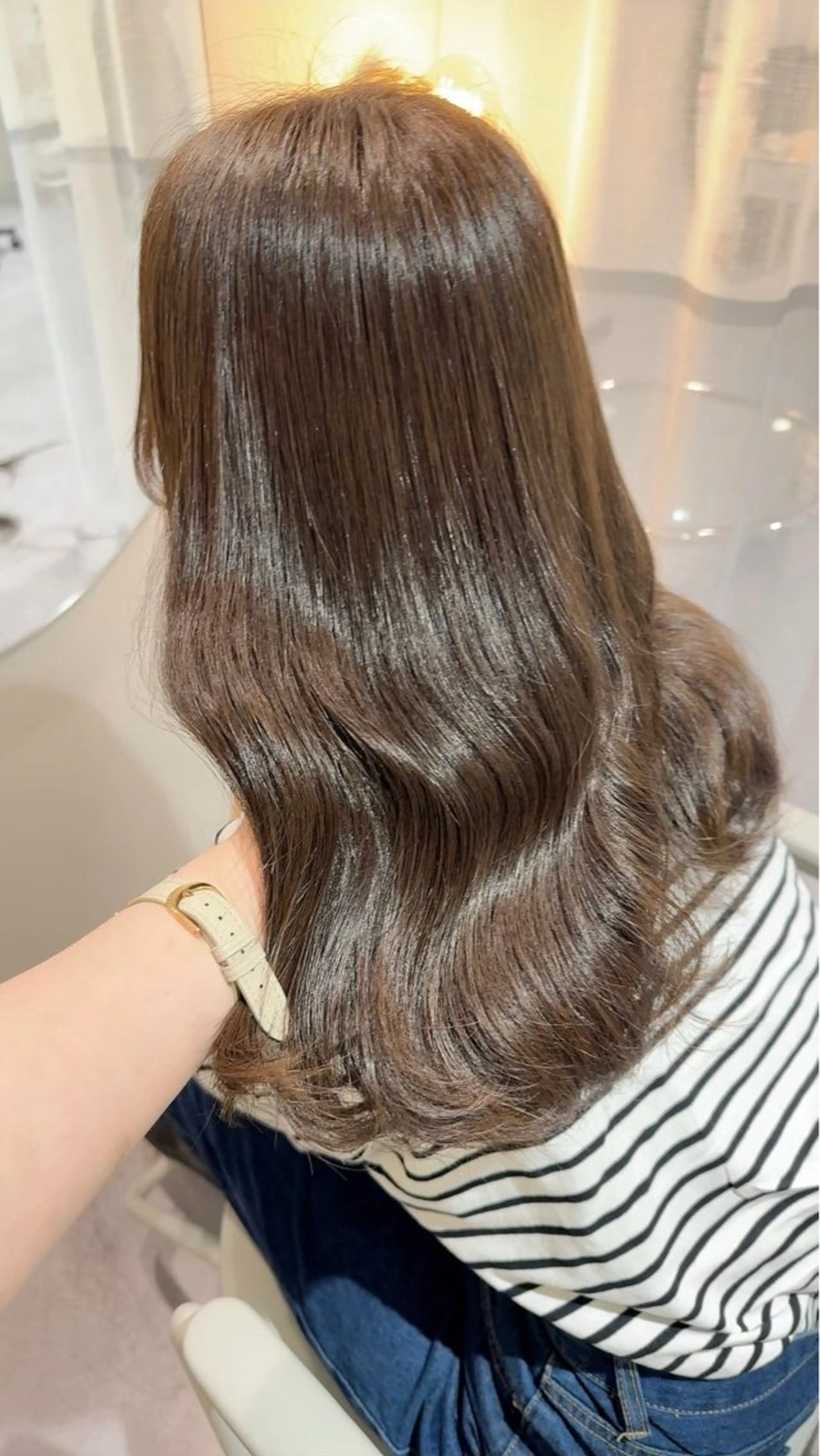 セミロング カラー カット ヘアカラー 美髪✨艶髪✨髪質改善 カラー特化❕阿部里美のヘアスタイル