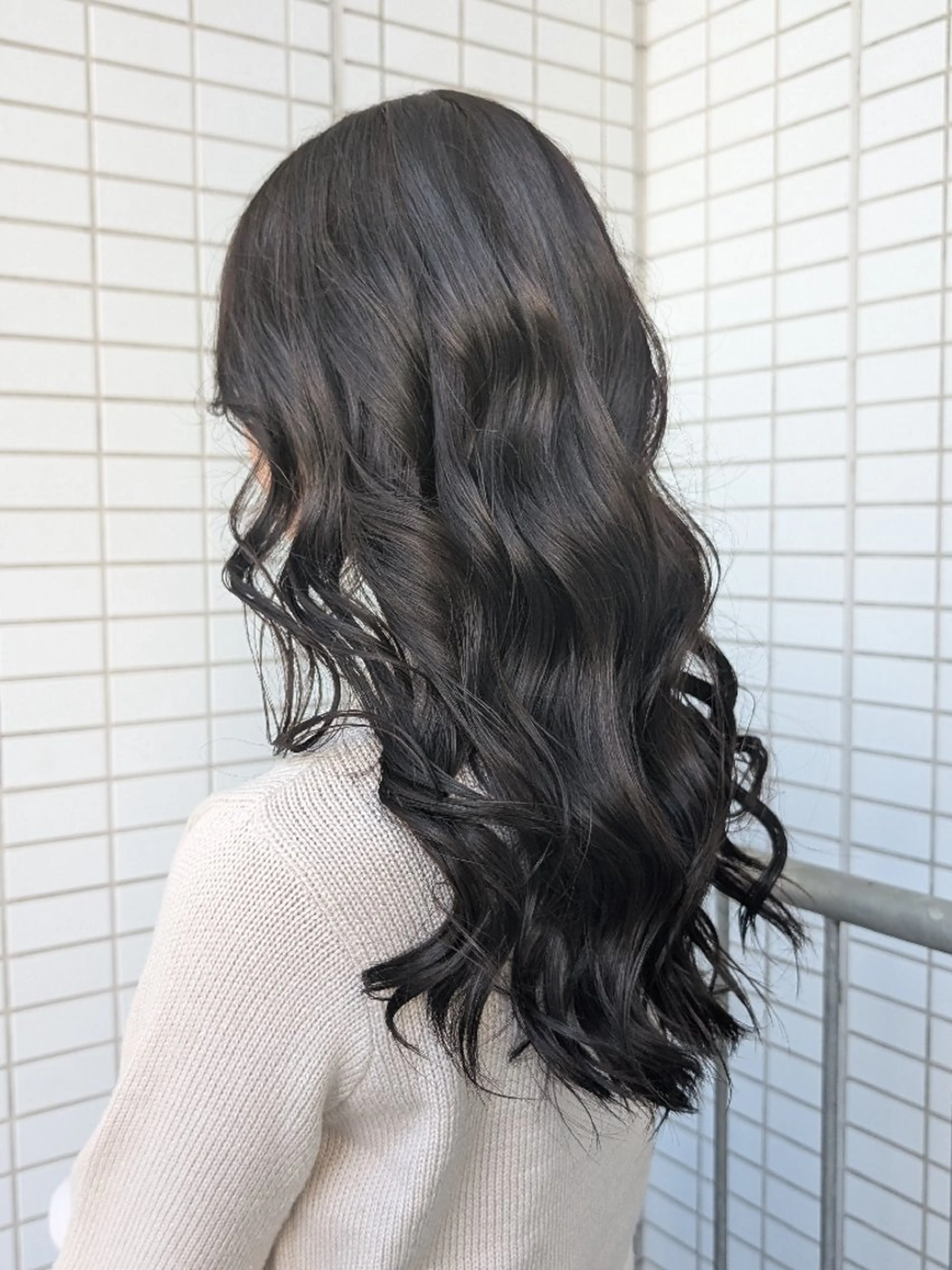 ロング ヘアカラー ツヤ髪🎀暖色カラー さとあみのヘアスタイル