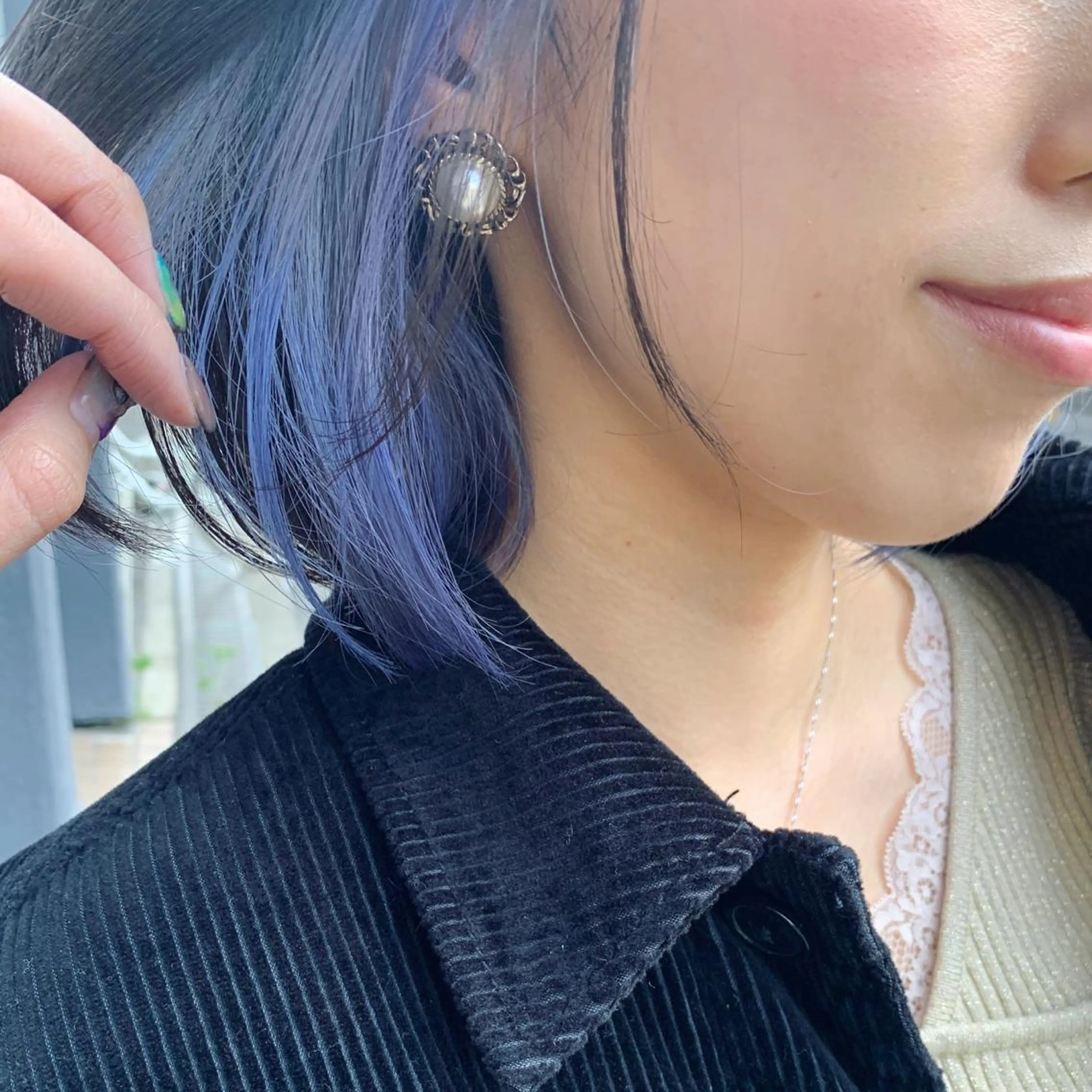 ミディアム カラー ヘアカラー ﾖｼﾅｶﾞﾏﾕ🦕 透明感カラーのヘアスタイル
