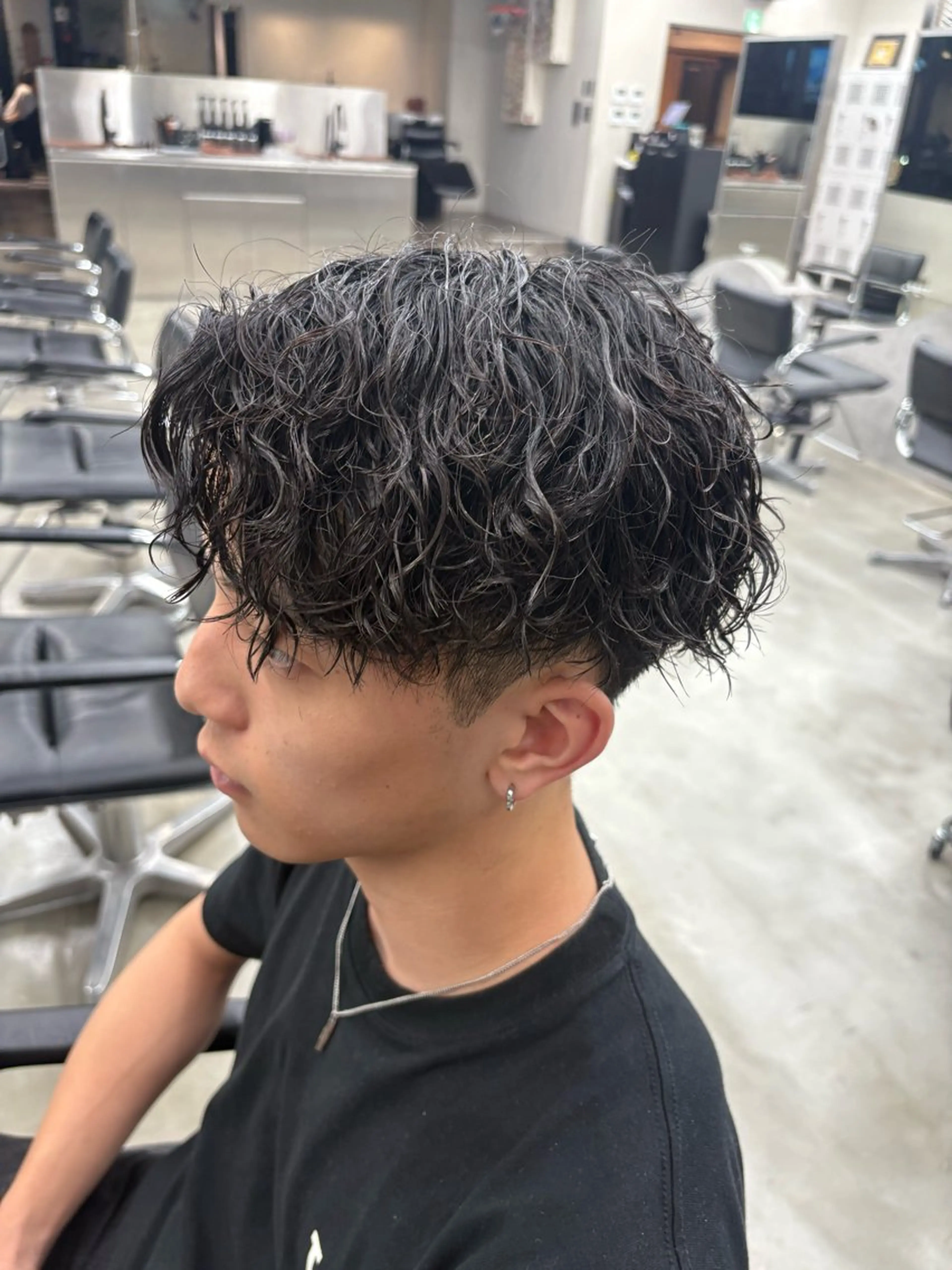 ショート パーマ WAVEY ft.fifth MENS SALON所属・柊斗 /横浜パーマのヘアスタイル