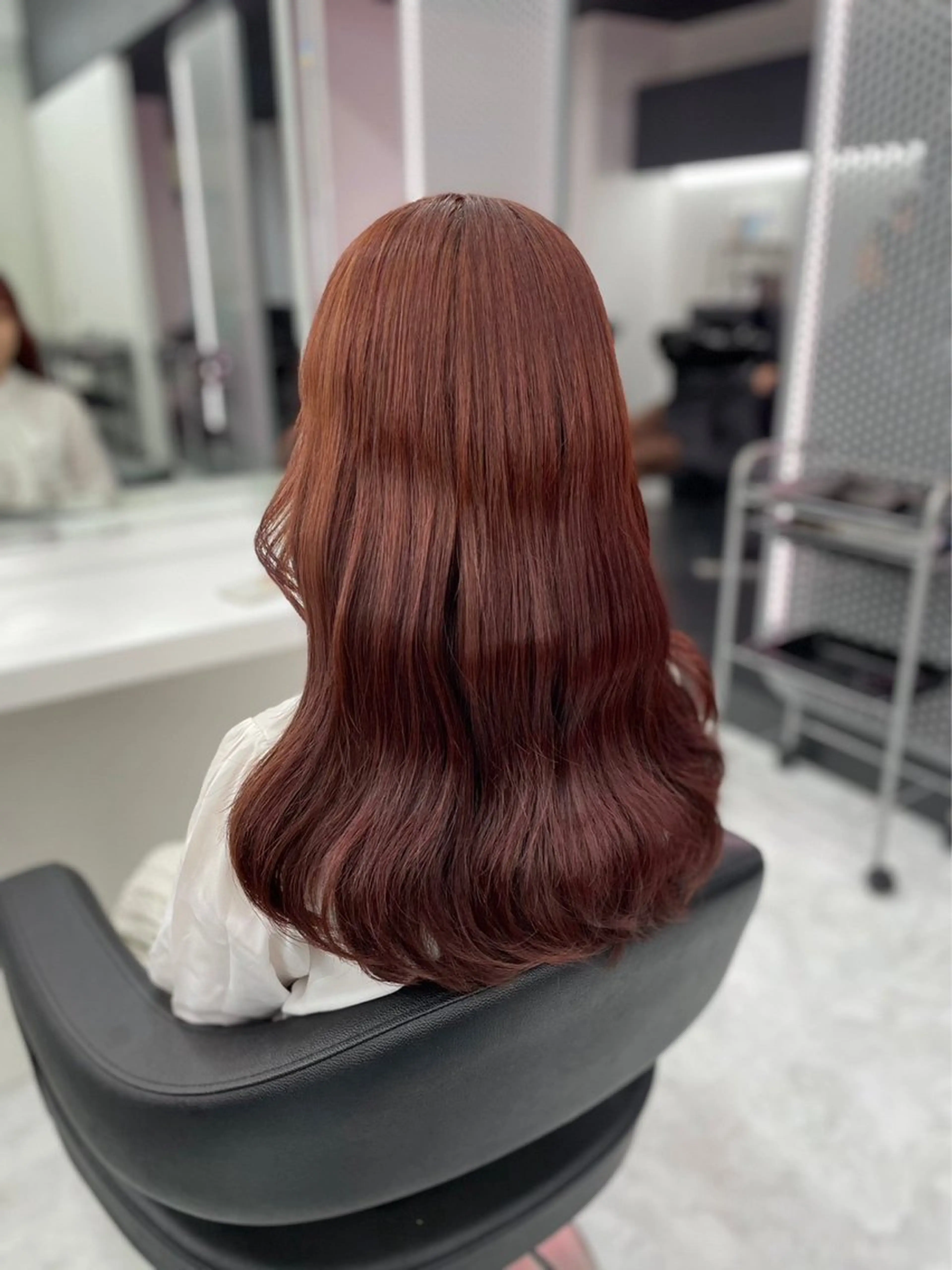 ロング カラー パーマ ヘアアレンジ メンズ キッズ ♥️韓国ヘア レイヤー♥️ゆりのヘアスタイル