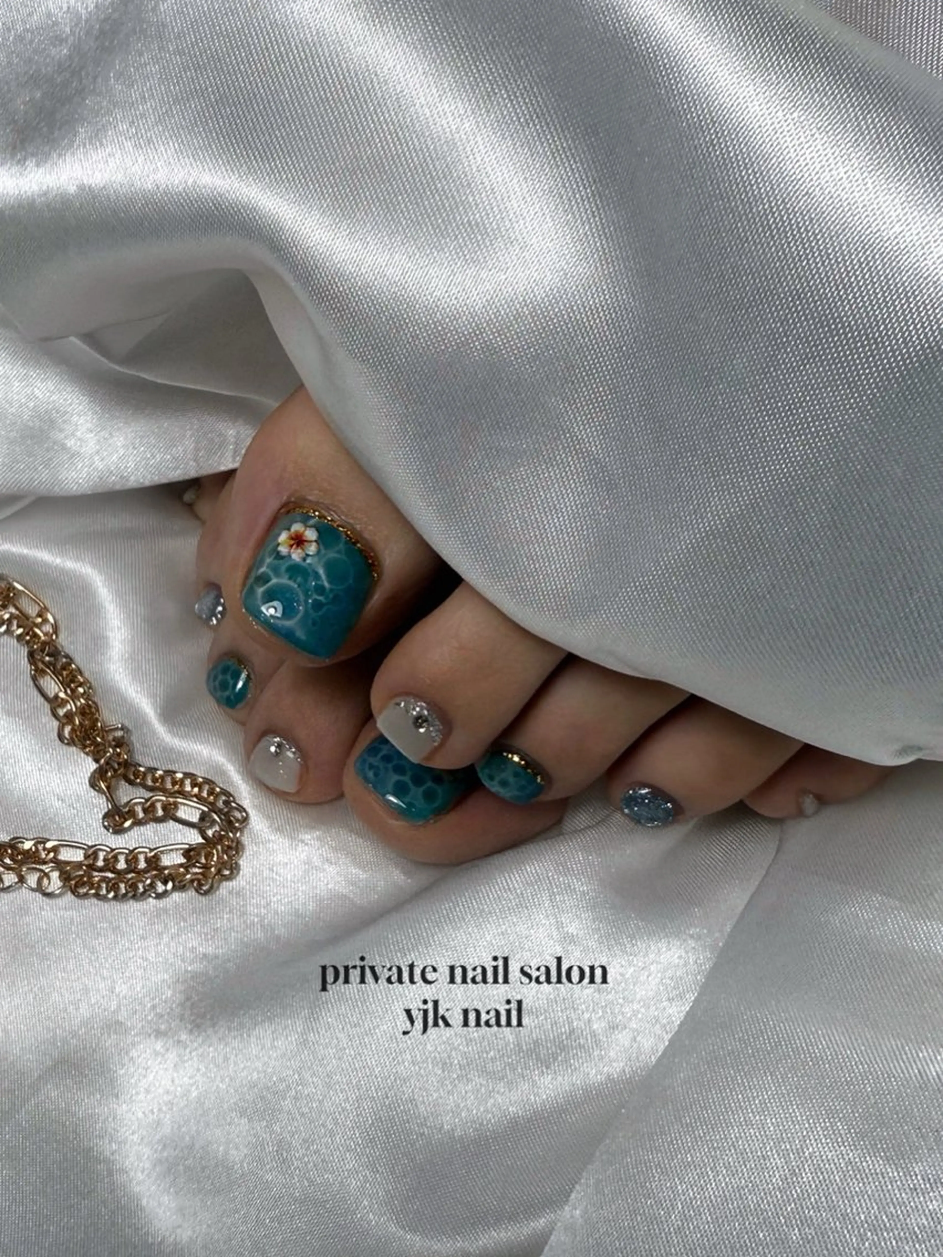 ネイル フットネイル yjk nailのネイルデザイン