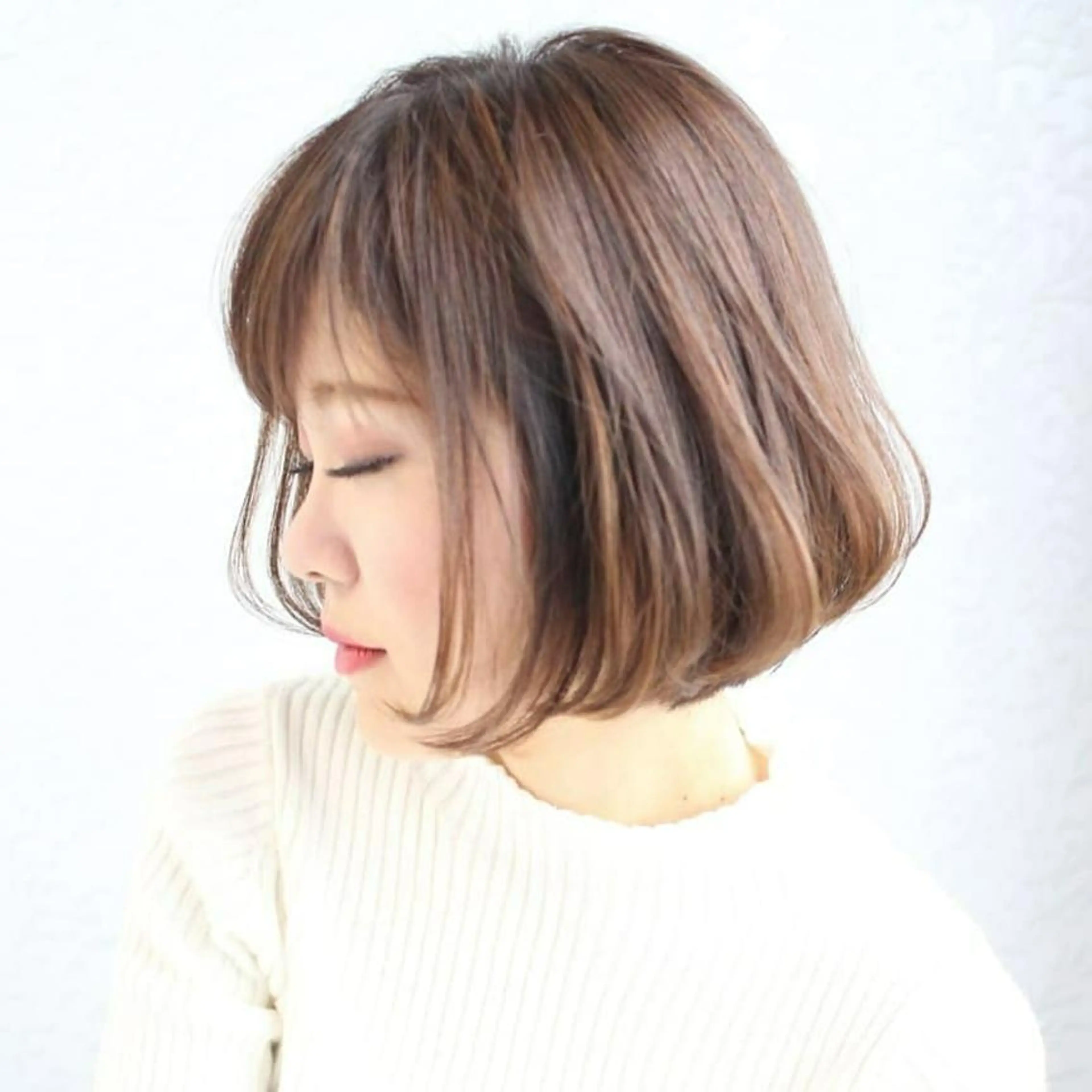 ミディアム ボブ ジャスミン　PETZ所属・ショートスタイルの鬼 ヒロシのヘアスタイル