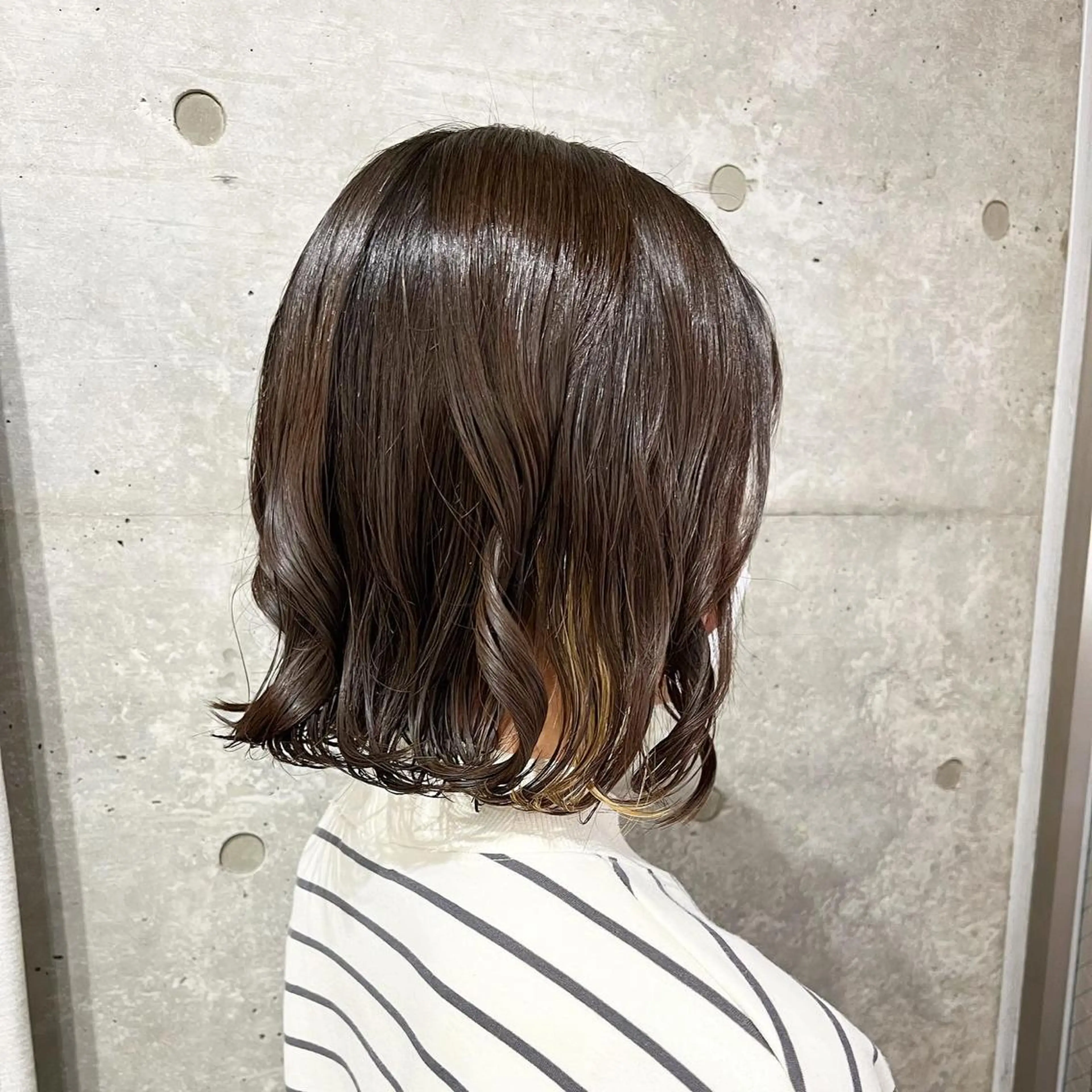ショート パーマ カット パーマ トリートメント ロングパーマ木村 ボブパーマのヘアスタイル