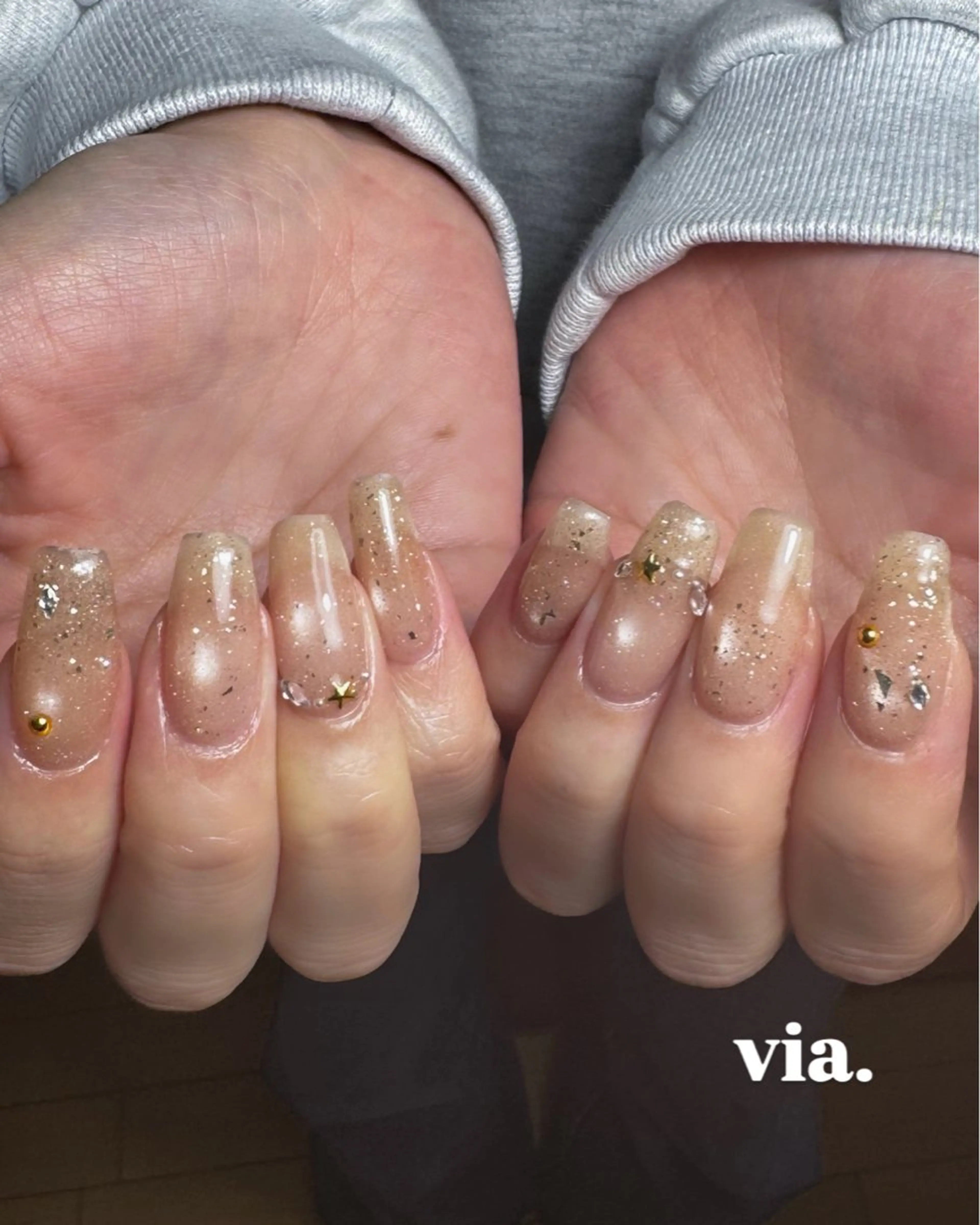 ネイル ハンドネイル via nailのネイルデザイン