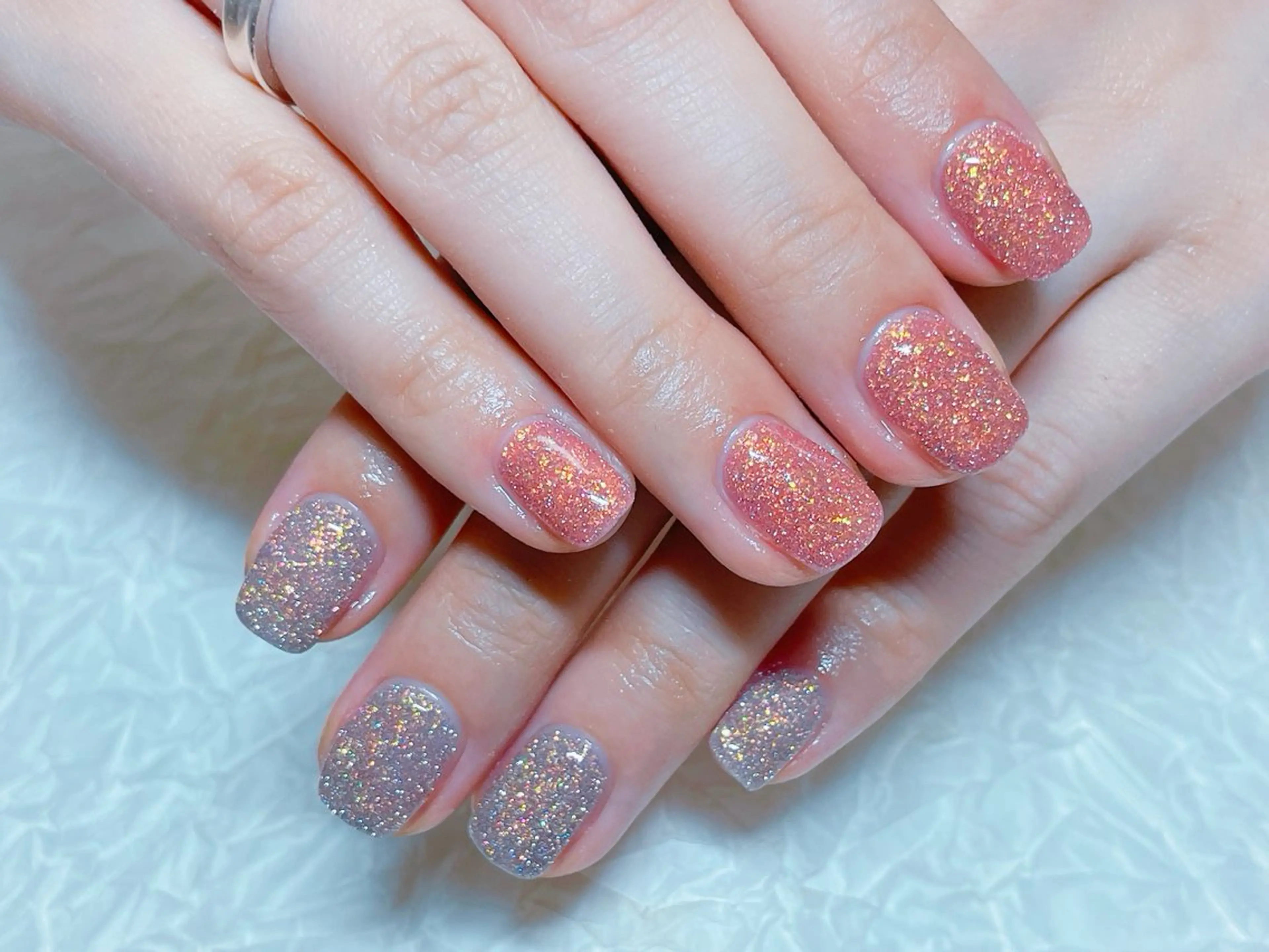 ネイル キラキラネイル ハンドネイル ハンドケア ゆ か_Nails💫のネイルデザイン