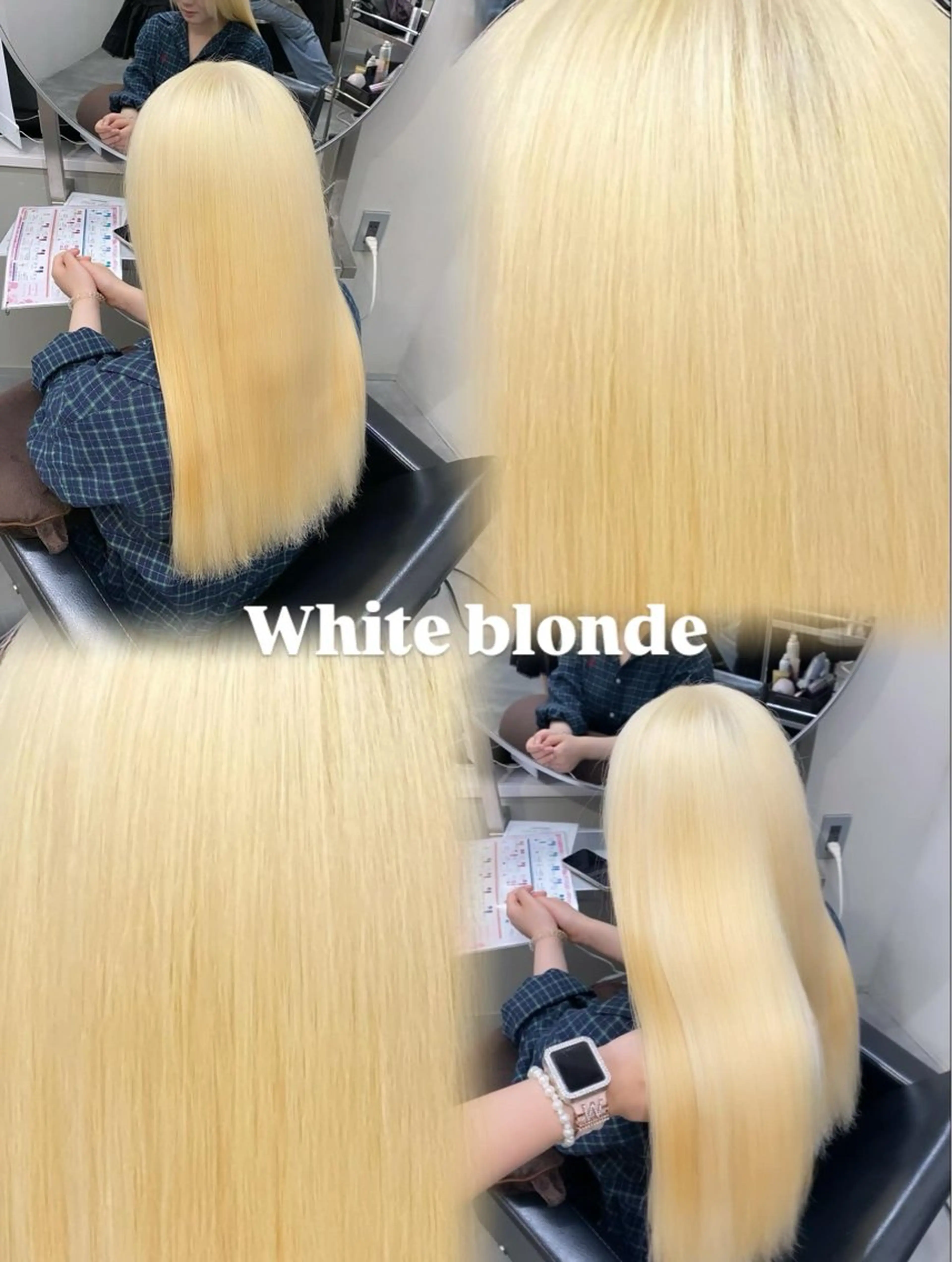 ロング ななみ/博多/ ブリーチ/ハイトーンのヘアスタイル