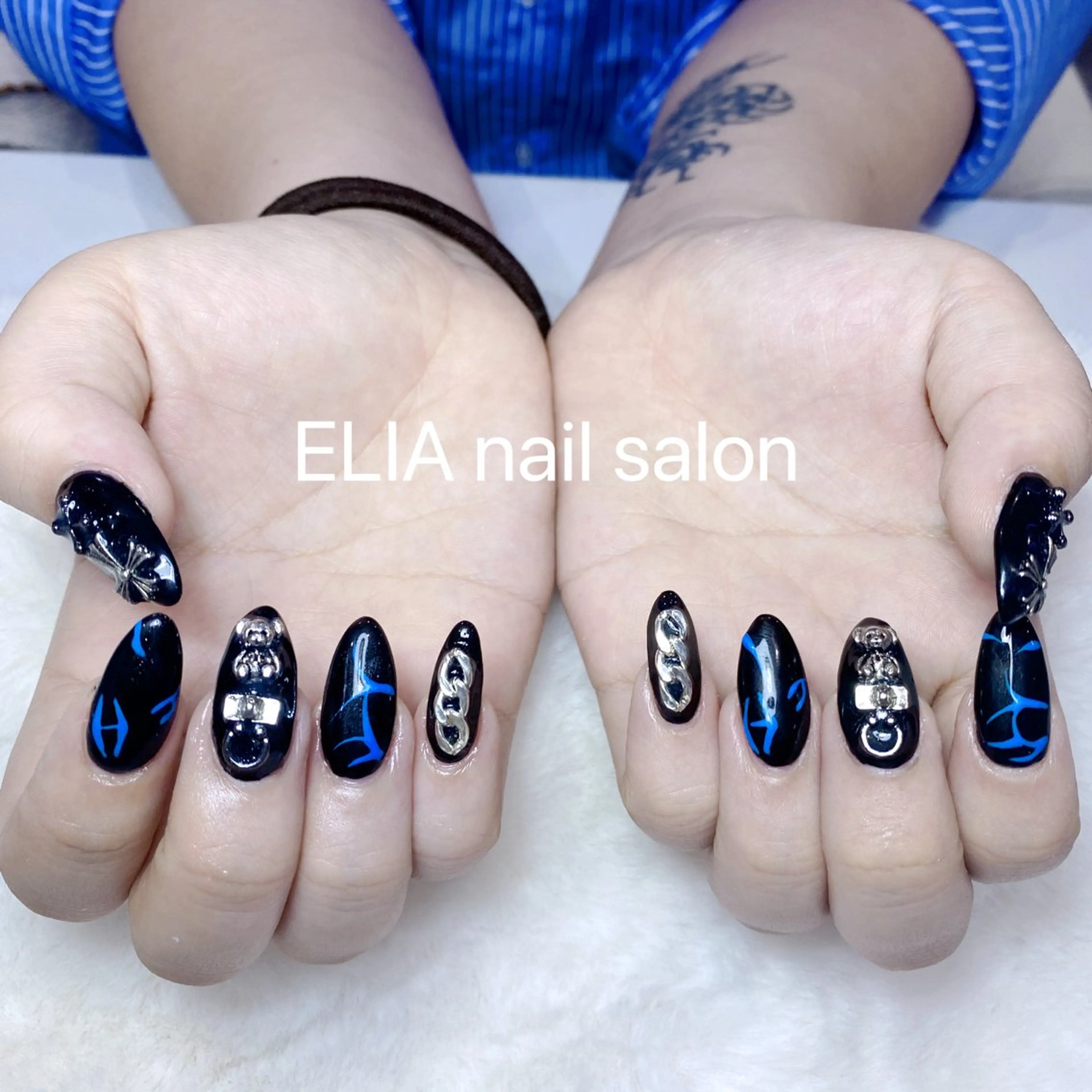 カラー ハンドネイル ハンドケア ELIA【エリア】 nailsalonのネイルデザイン