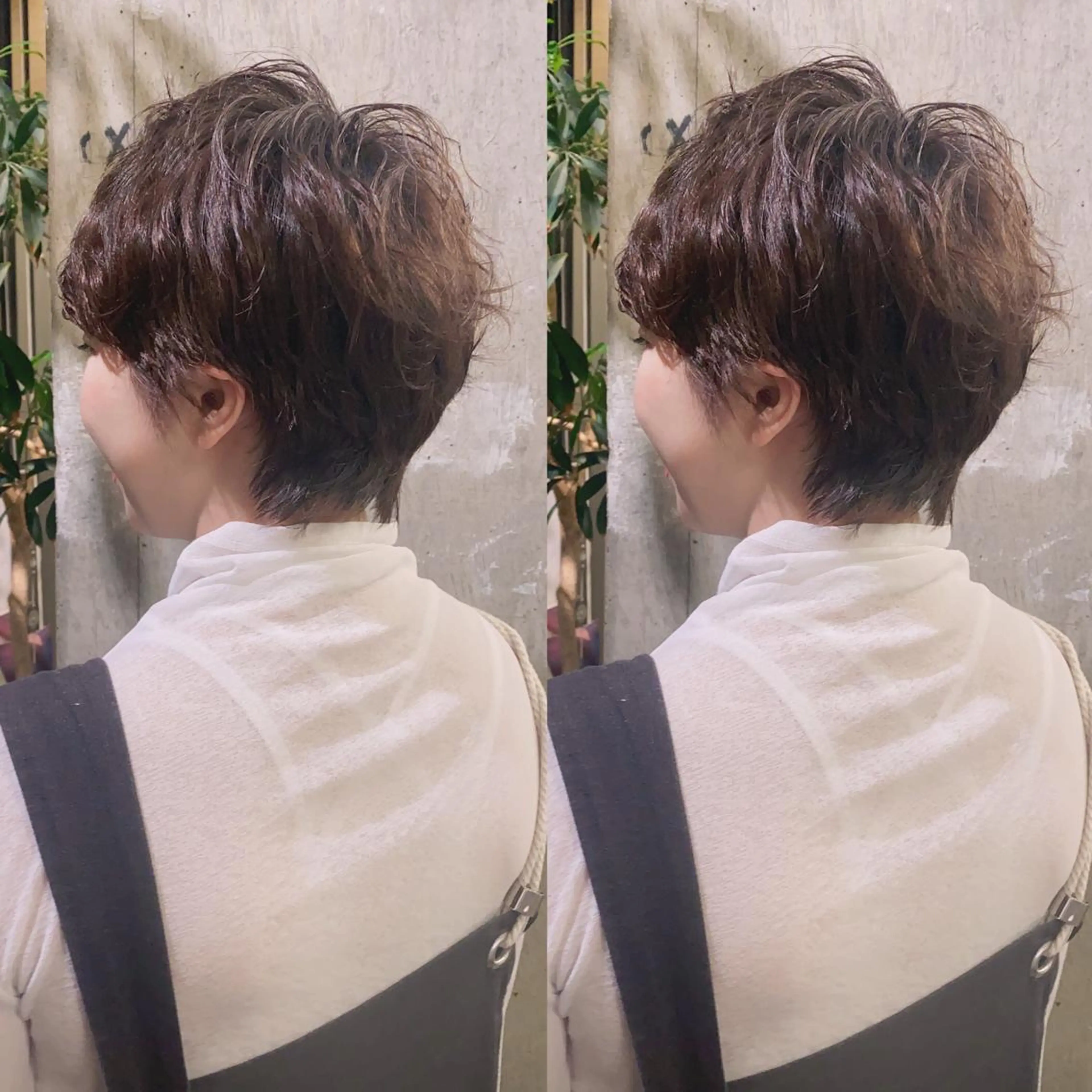 ショート パーマ ROBBY表参道所属・木村【ショート/ 耳だしショート】のヘアスタイル