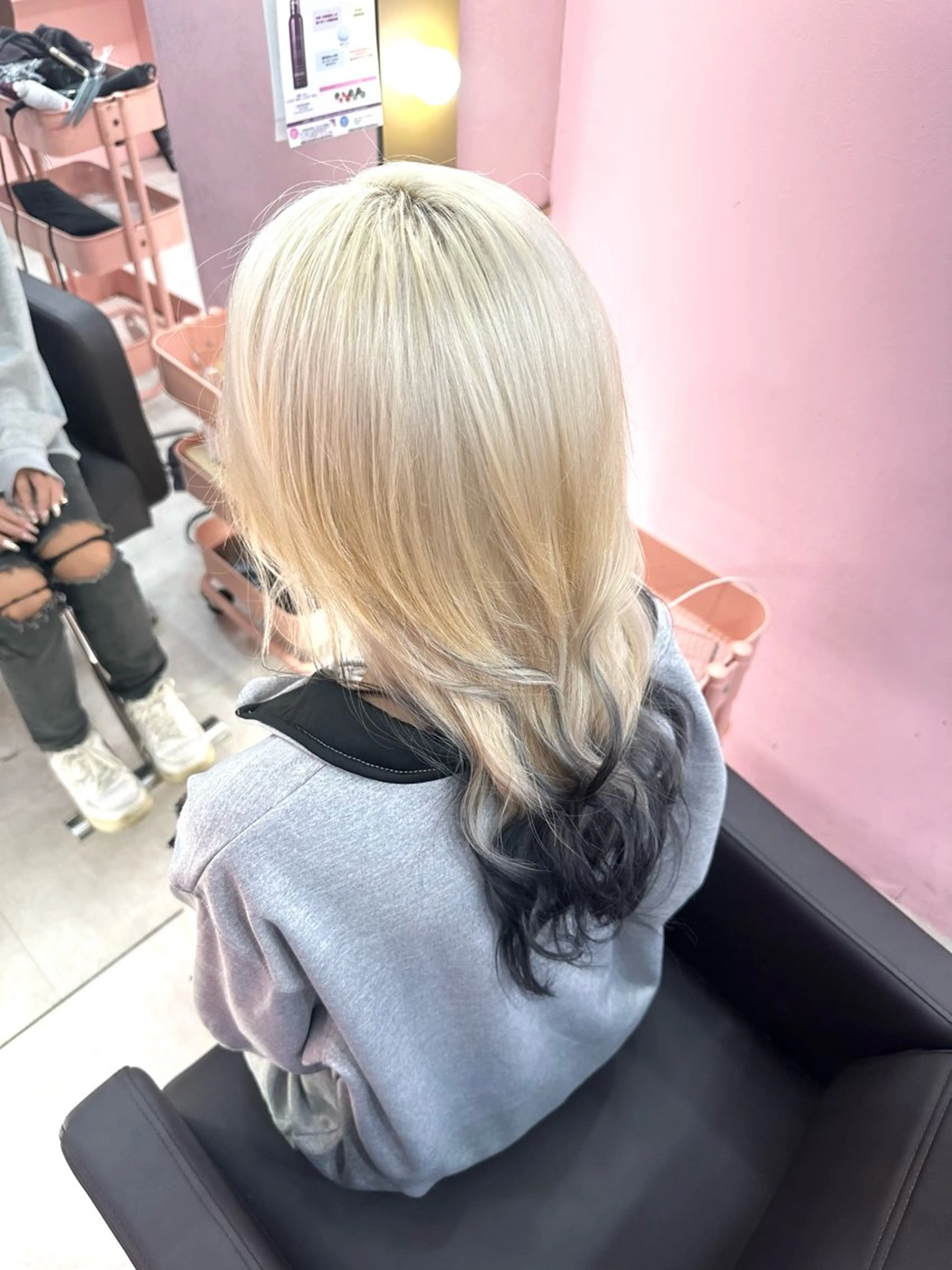 ロング カラー ヘアカラー トリートメント 🦋艶髪ハイトーン KOKI🦋のヘアスタイル