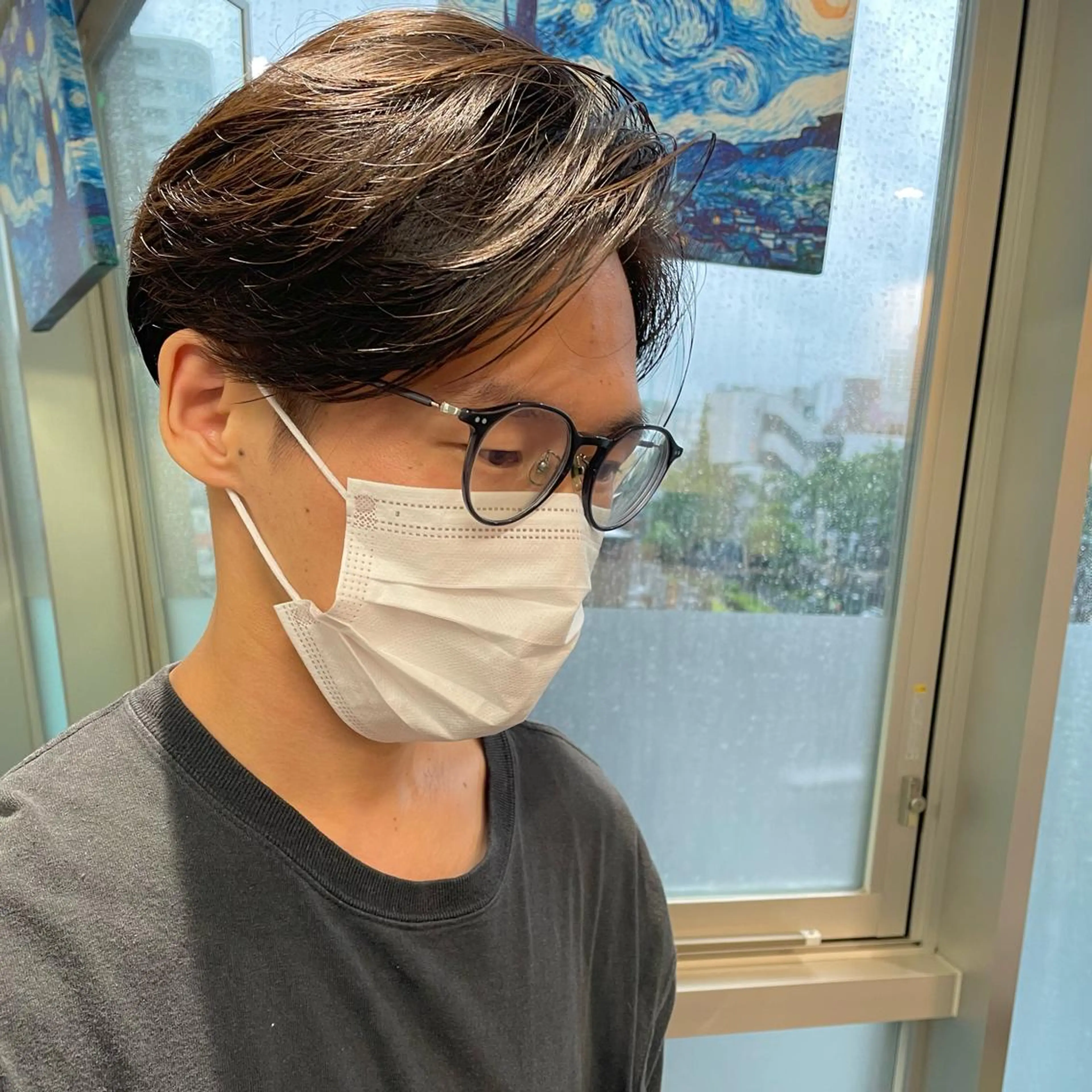 メンズ カット YinYang所属・川﨑 章弘のヘアスタイル