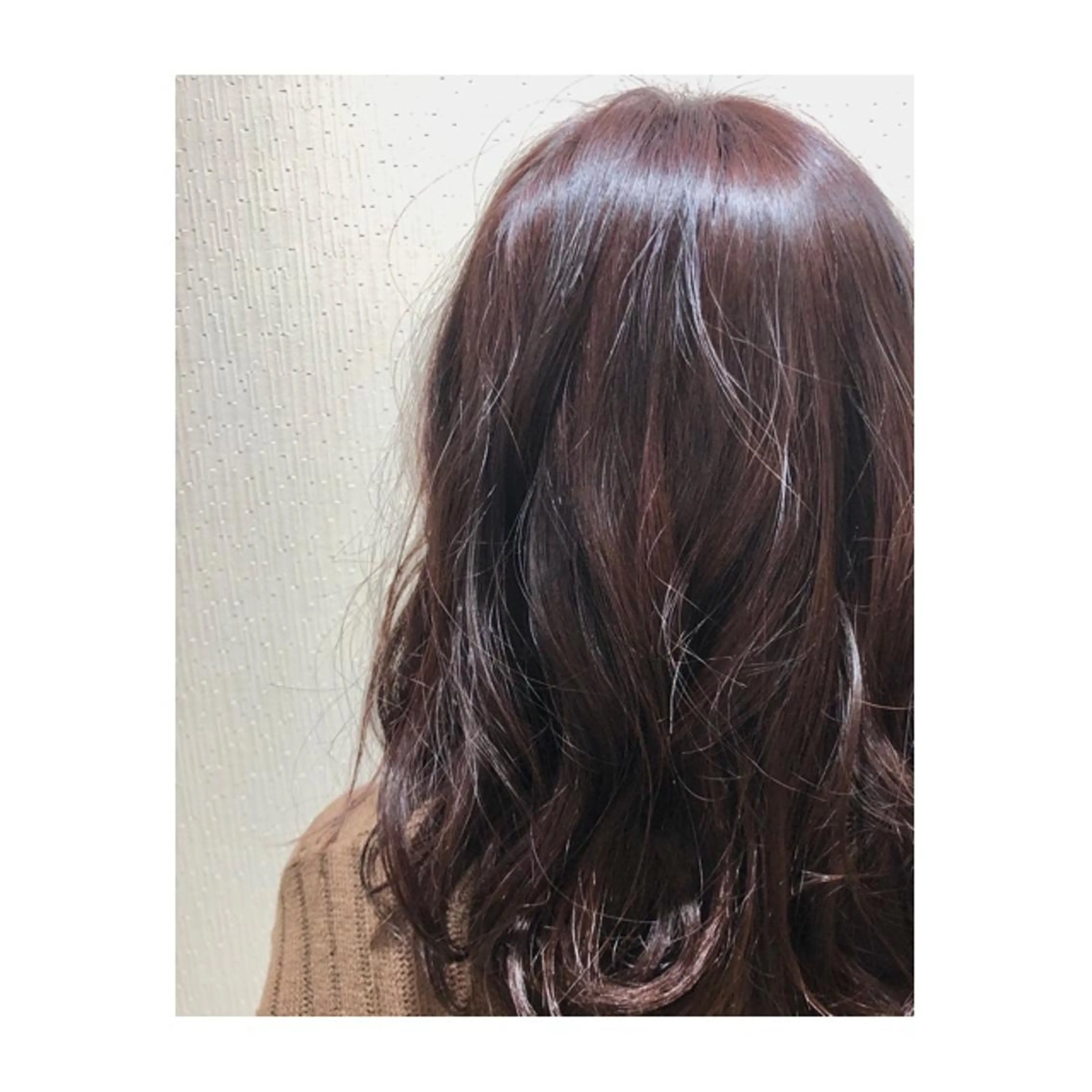 セミロング ヘアカラー トリートメント NAKAMURA 🦋のヘアスタイル